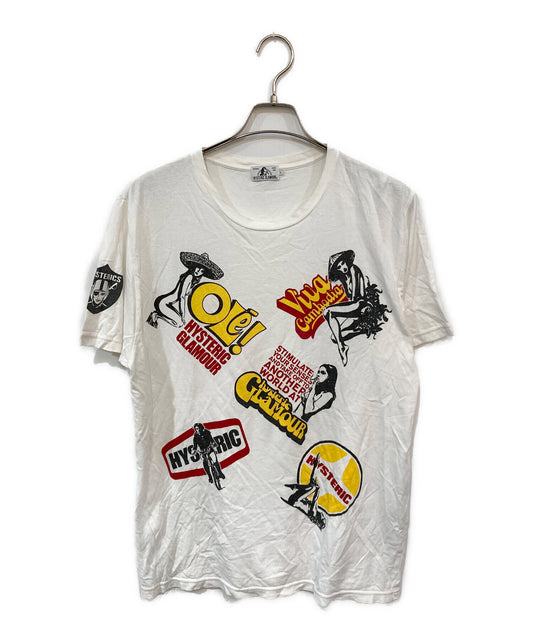 [Pre-owned] Hysteric Glamour 5-Girl Print T-Shirt 02181CT10