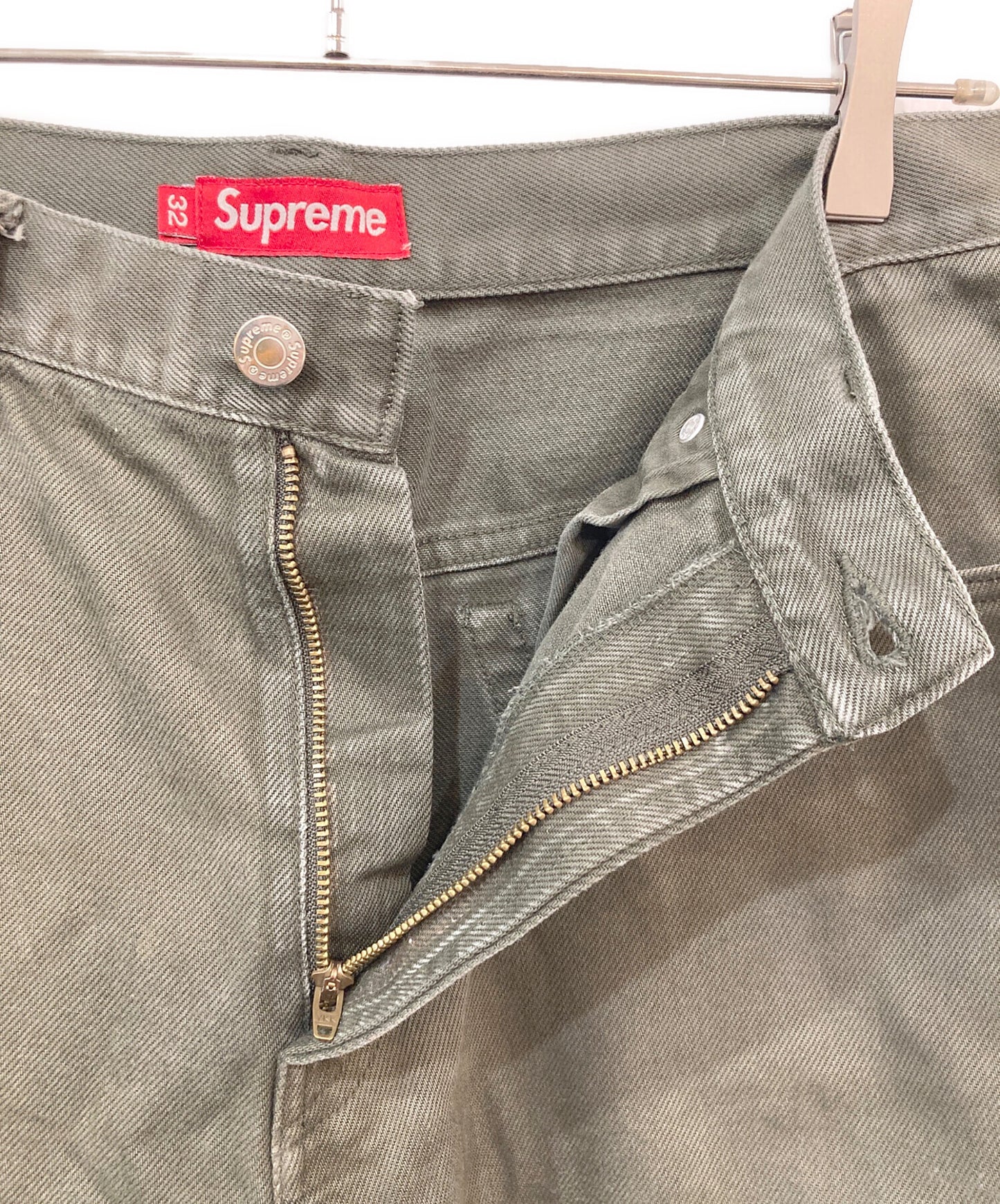 [Pre-owned] SUPREME Baggy Jean Olive