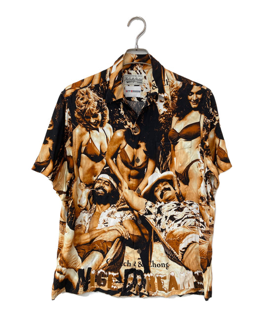 [Pre-owned] WACKO MARIA Cheech & Chong pattern HAWAIIAN SHIRT