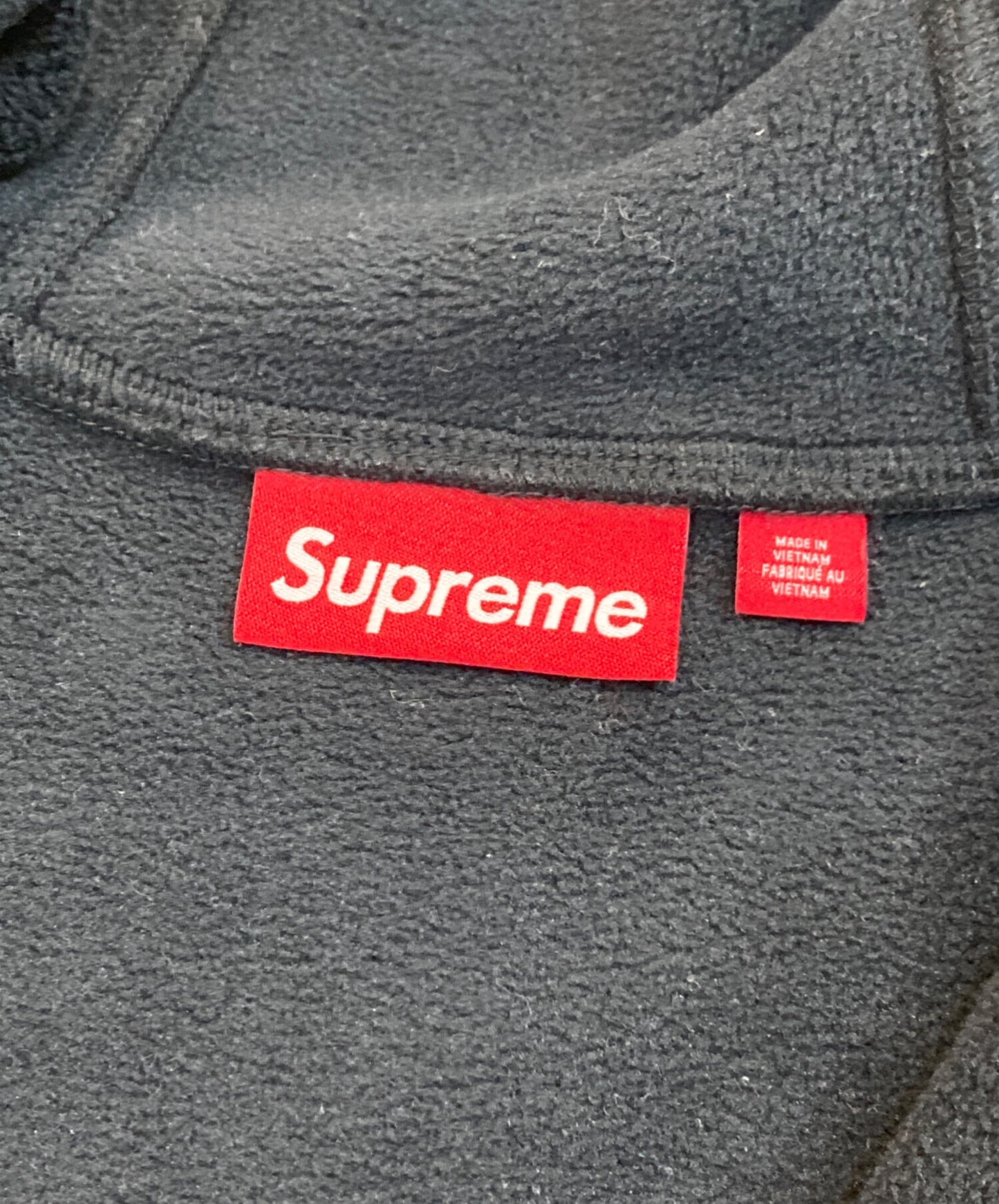 [Pre-owned] SUPREME Polartec Facemask Half Zip Hooded Sweatshirt