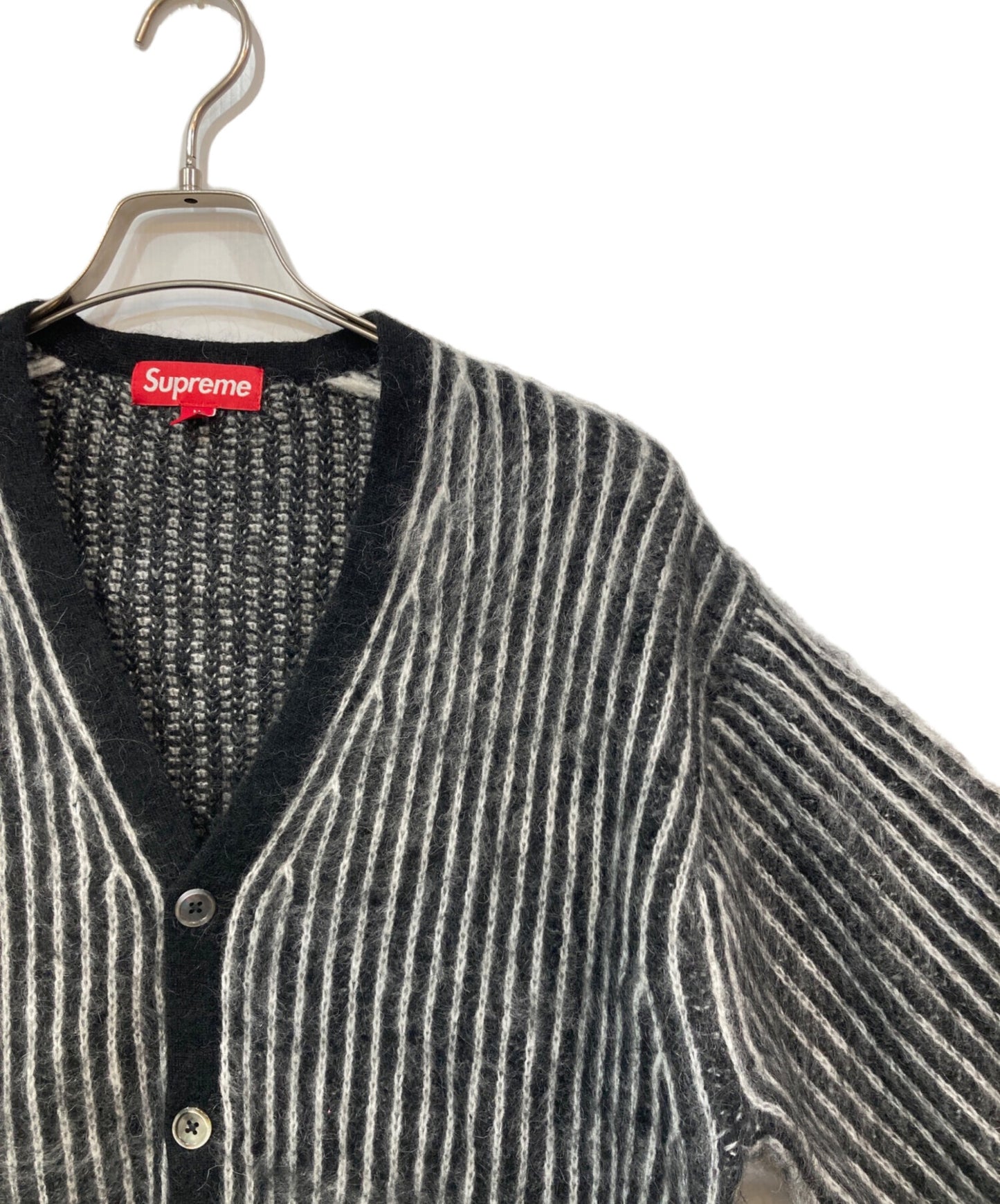 [Pre-owned] SUPREME 2-Tone Mohair Cardigan