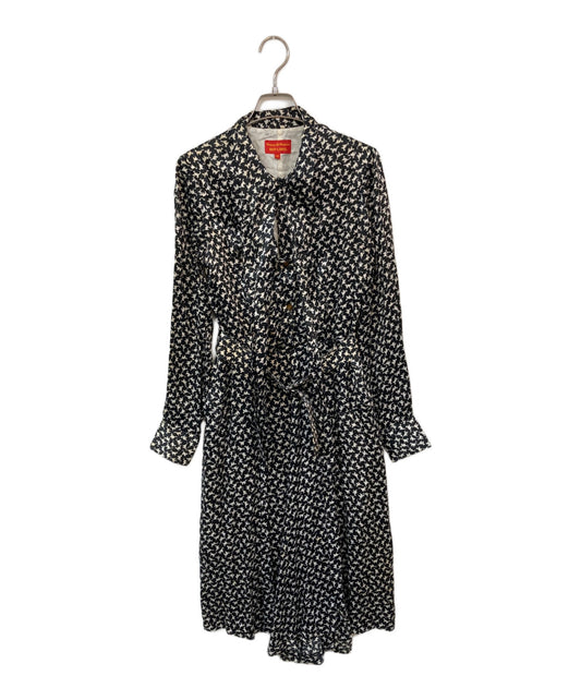 [Pre-owned] Vivienne Westwood RED LABEL Cat print shirt dress