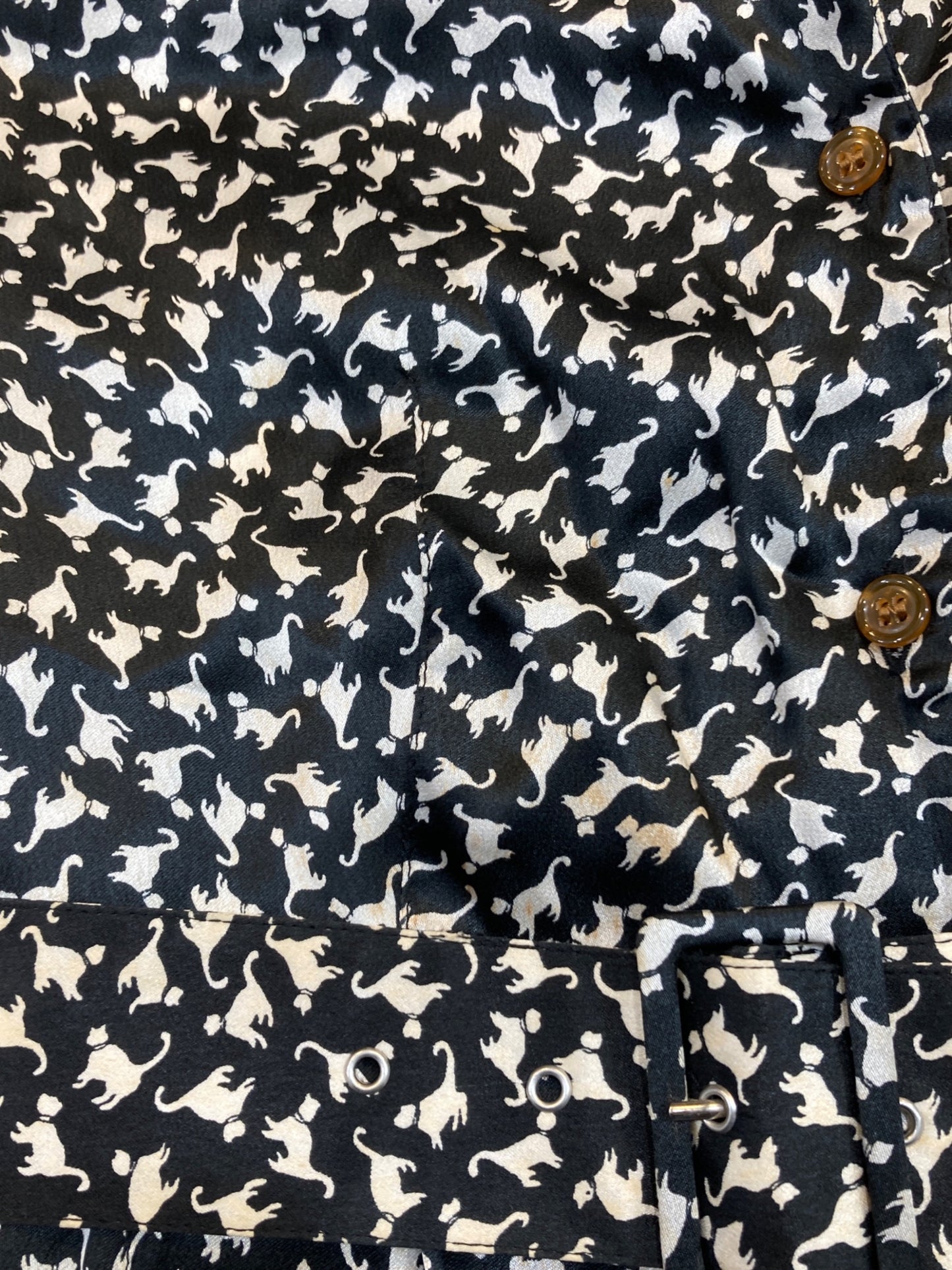 [Pre-owned] Vivienne Westwood RED LABEL Cat print shirt dress
