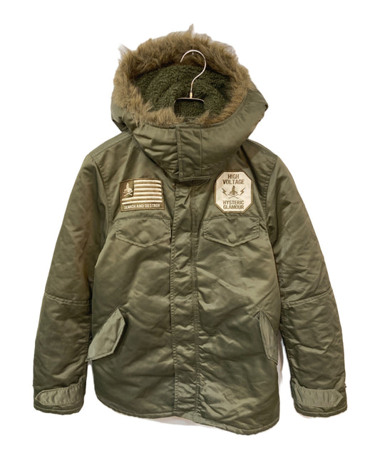 [Pre-owned] Hysteric Glamour N-3B-Style Flight Jacket with Fur Trim 0204AC01