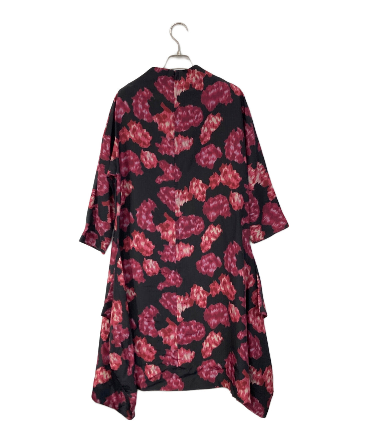[Pre-owned] COMME des GARCONS All-Over Floral Print Silk Dress GR-O011