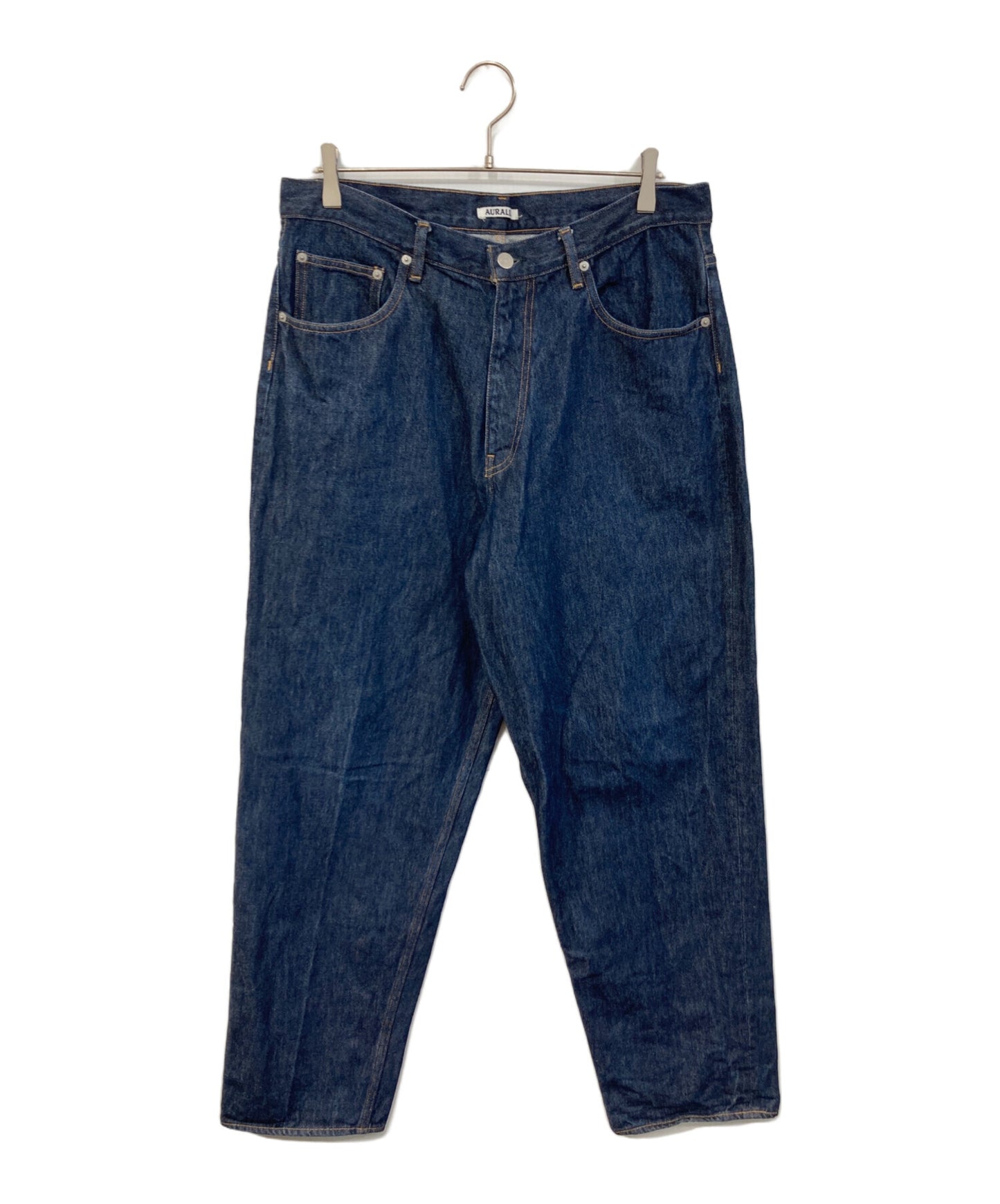 [Pre-owned] AURALEE HARD TWIST DENIM WIDE PANTS A00P03DM