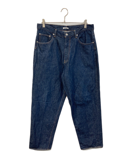 [Pre-owned] AURALEE HARD TWIST DENIM WIDE PANTS A00P03DM