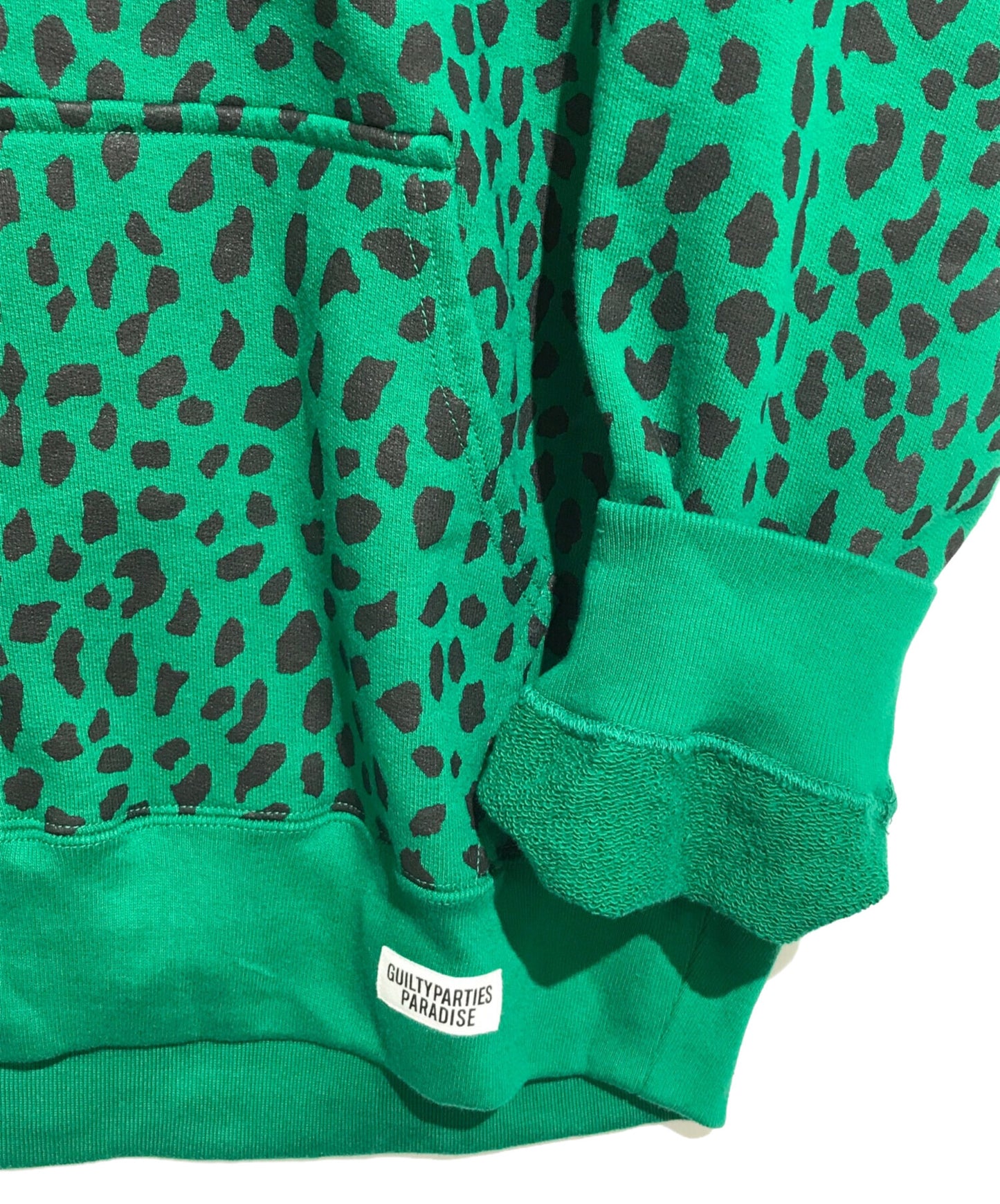 [Pre-owned] WACKO MARIA LEOPARD HOODED SWEAT SHIRT