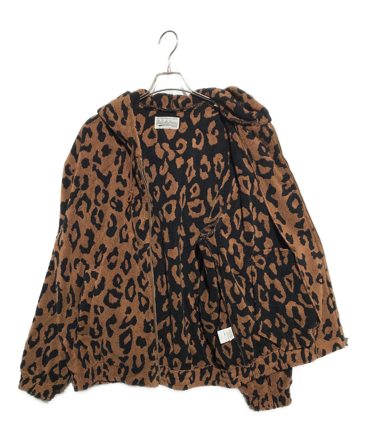 [Pre-owned] WACKO MARIA LEOPARD ZIP HOODED JACKET