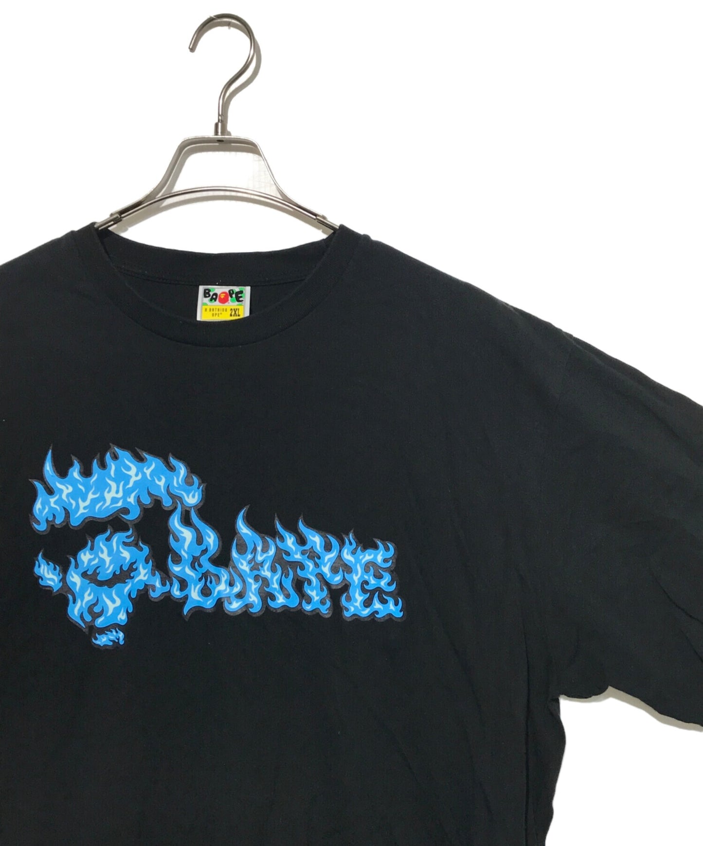 [Pre-owned] A BATHING APE Flame Ape Face Tee 001TEK201034M