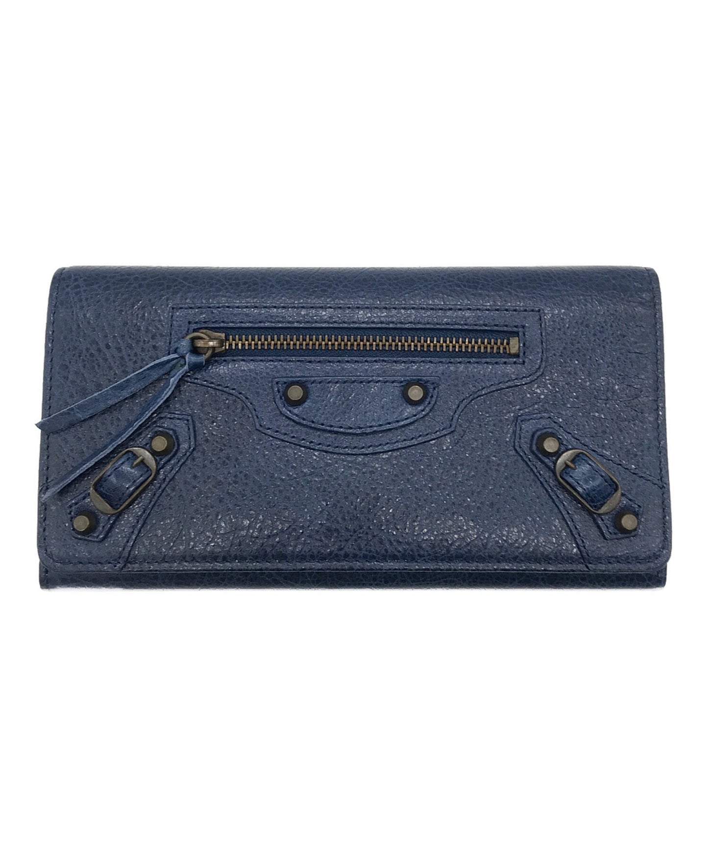 [Pre-owned] BALENCIAGA Classic Money Long Wallet 163471