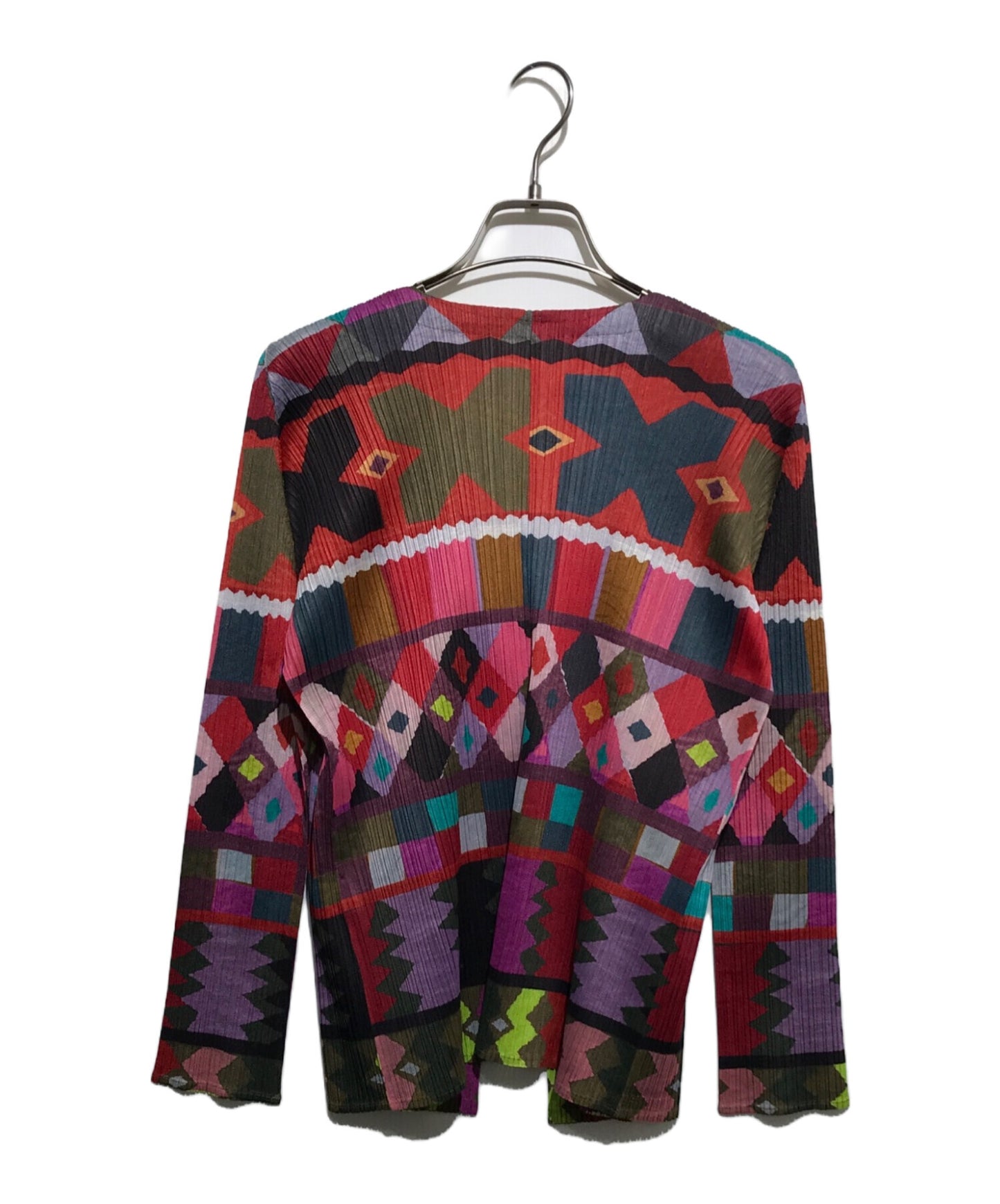 [Pre-owned] PLEATS PLEASE pleated cardigan PP93-J0556