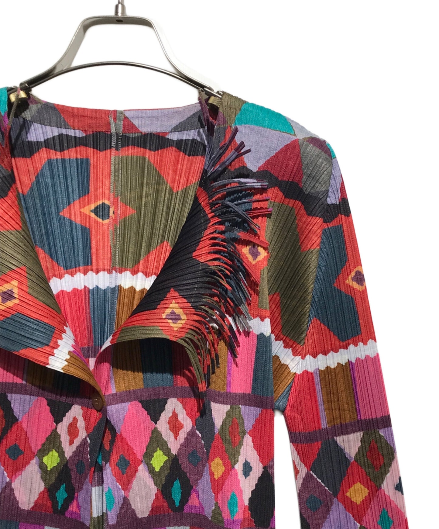 [Pre-owned] PLEATS PLEASE pleated cardigan PP93-J0556