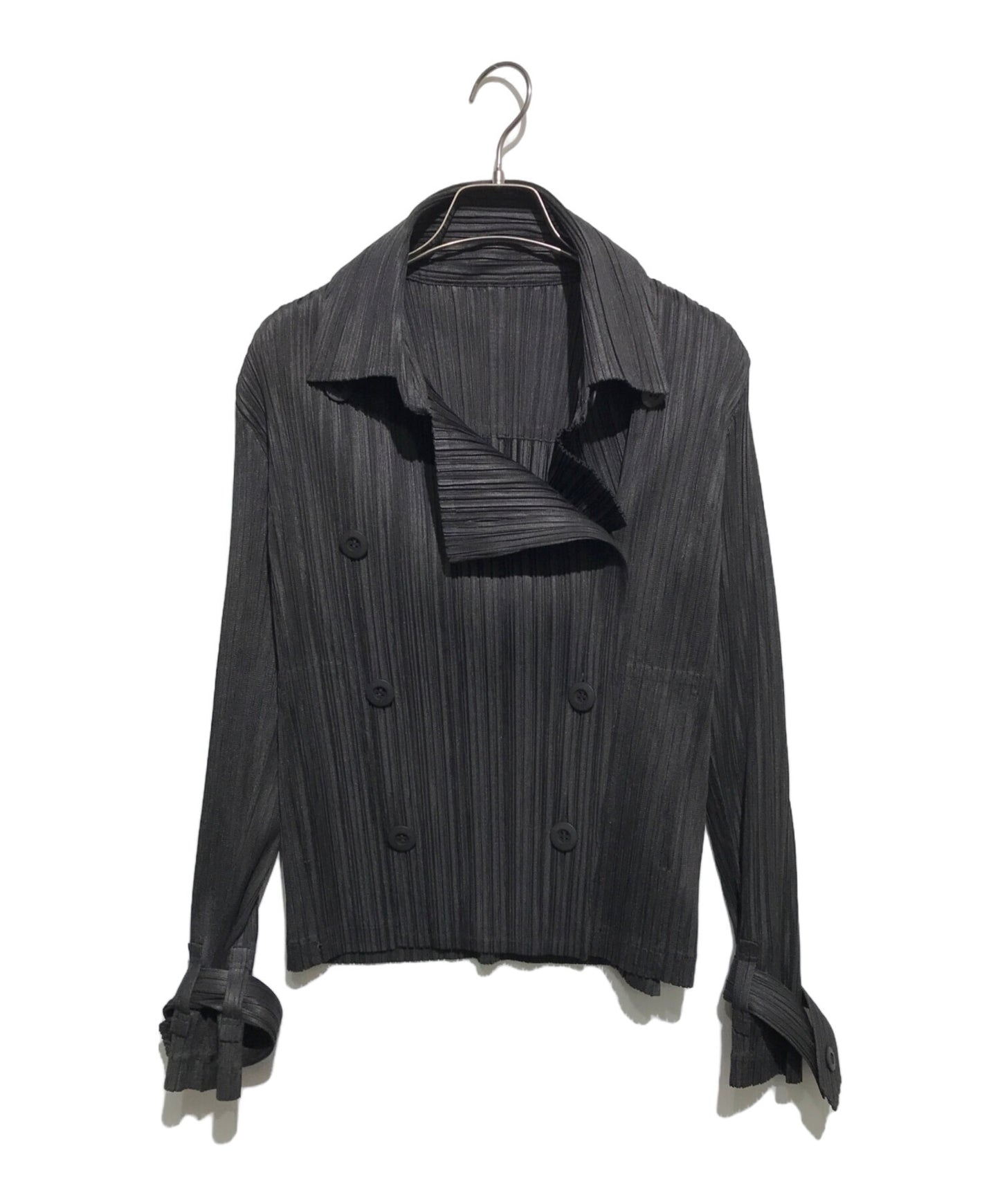 [Pre-owned] PLEATS PLEASE Pleated double jacket PP53-JD442