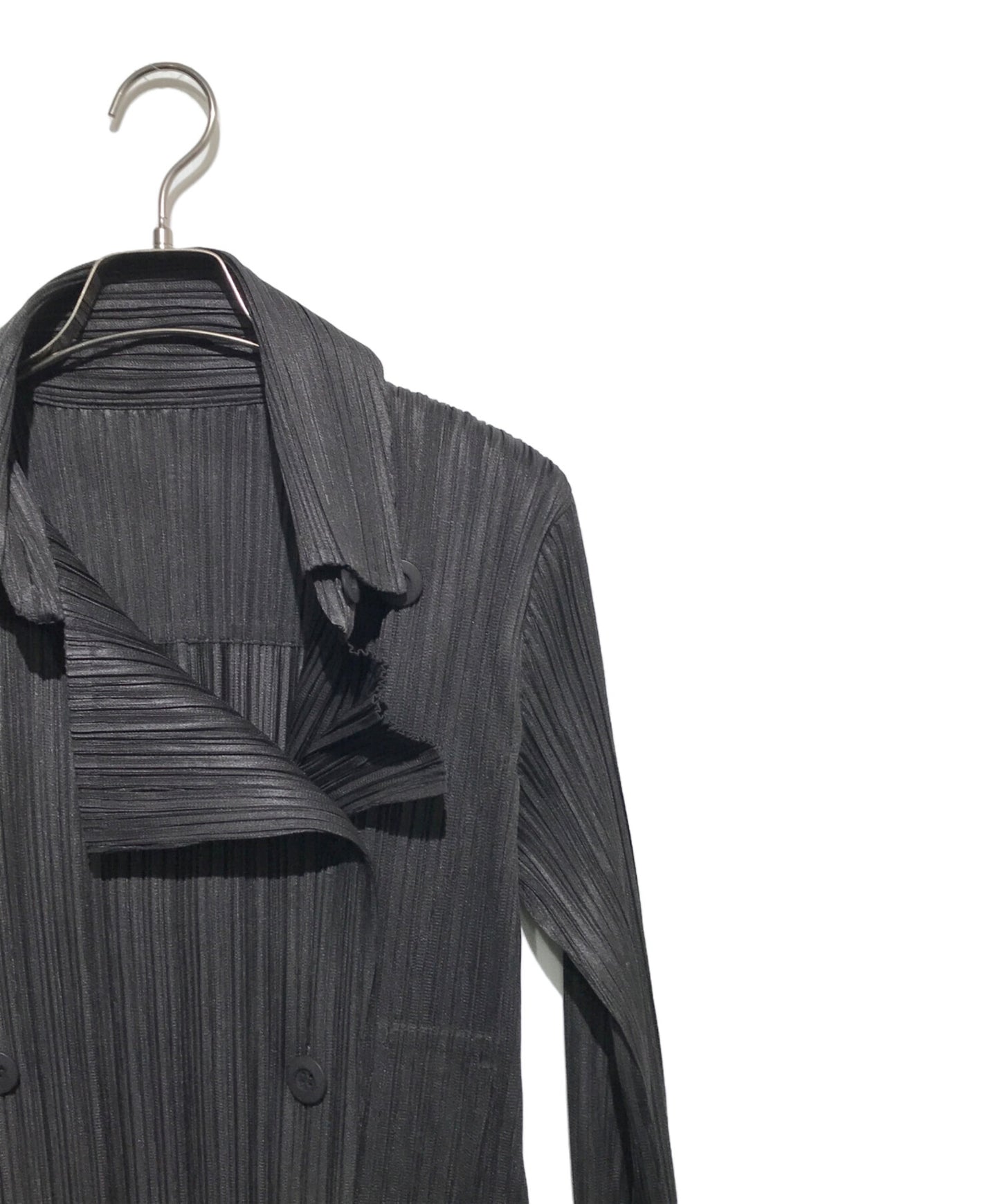 [Pre-owned] PLEATS PLEASE Pleated double jacket PP53-JD442