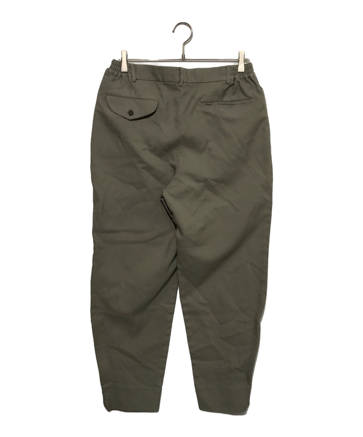 [Pre-owned] COMME des GARCONS HOMME DEUX Poly-crepe hem-zip pants DM-P050