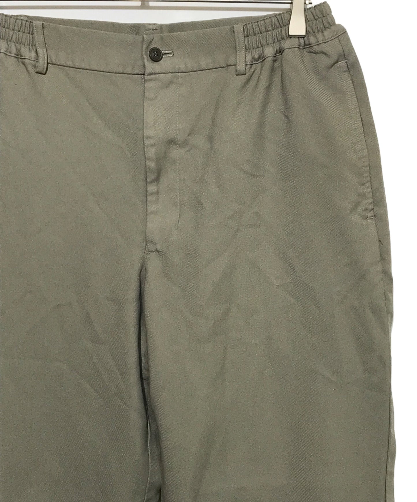 [Pre-owned] COMME des GARCONS HOMME DEUX Poly-crepe hem-zip pants DM-P050