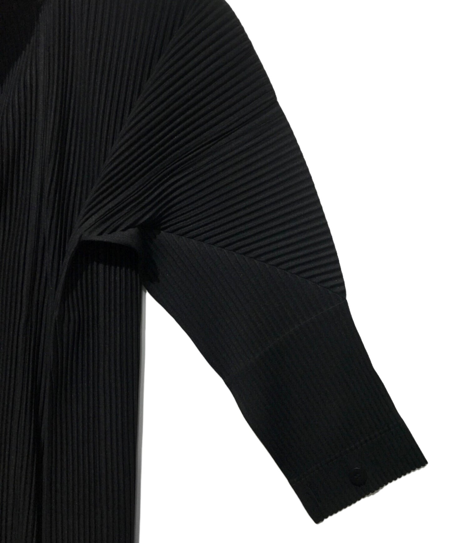 [Pre-owned] HOMME PLISSE ISSEY MIYAKE Pleated Stand Collar Coat HP43JA121