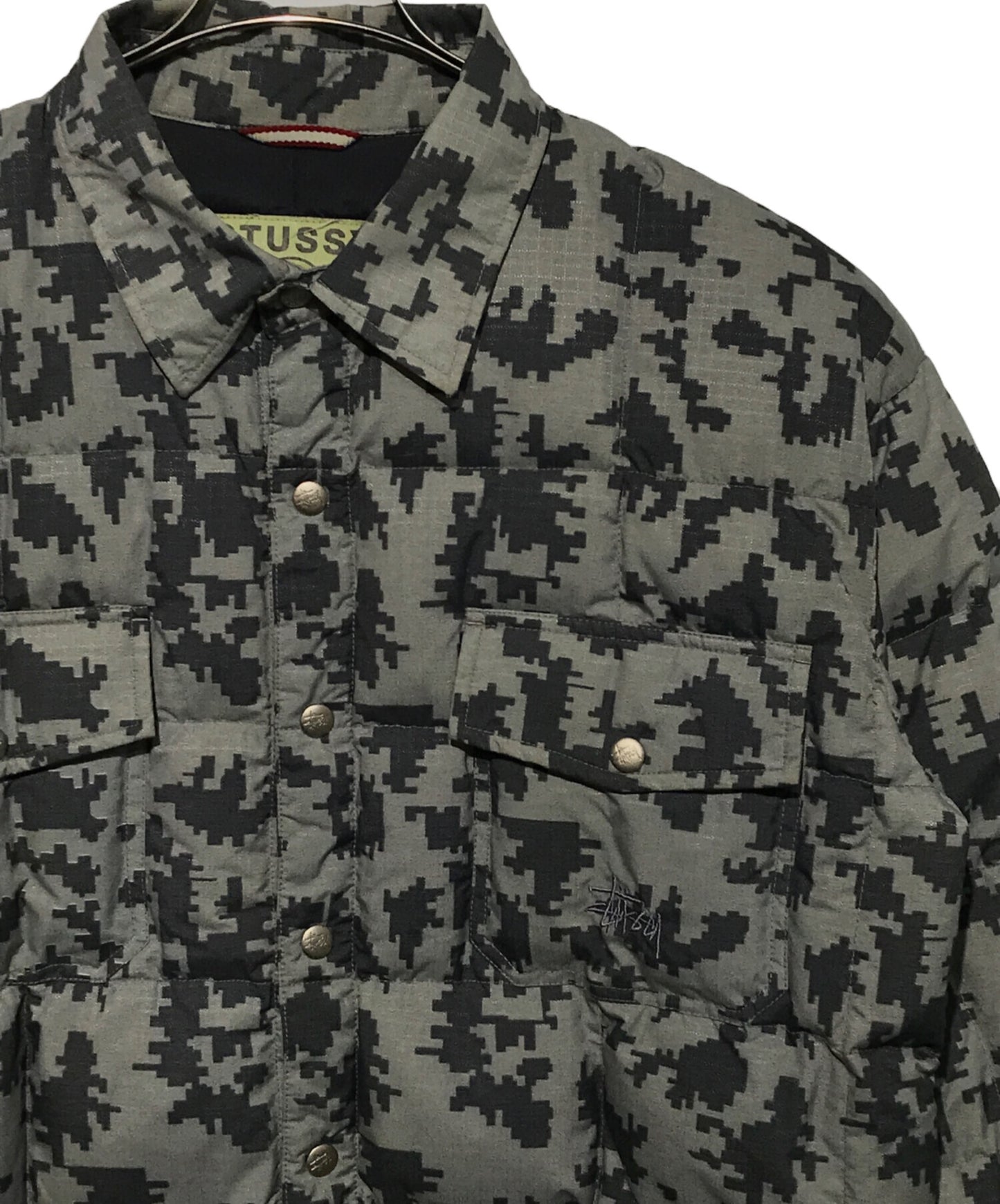 [Pre-owned] stussy Digicamo Down Shirt Jacket