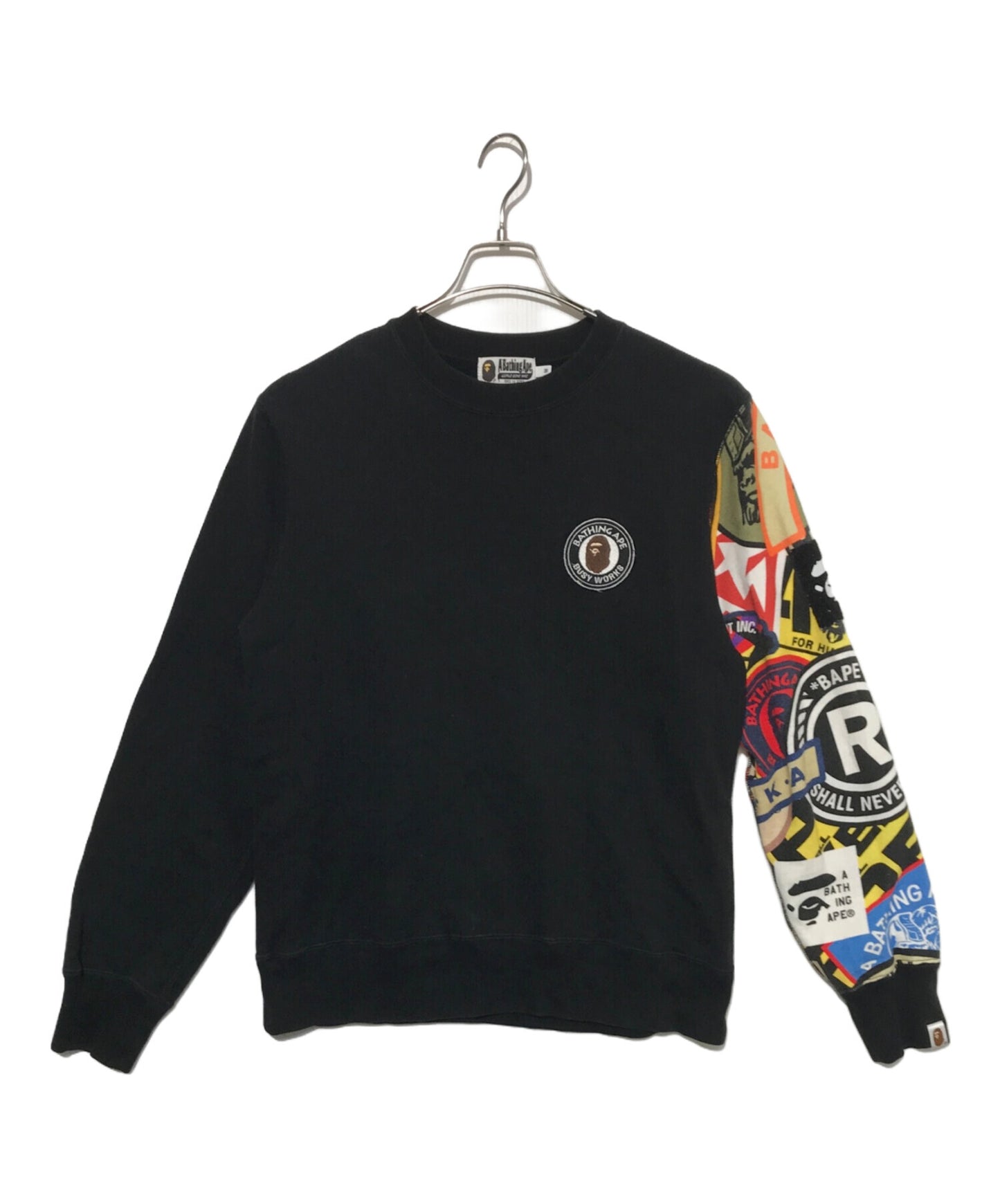 [Pre-owned] A BATHING APE crew neck sweatshirt 001SWE701004X