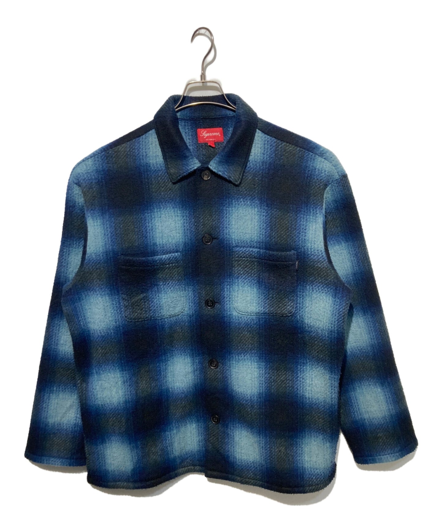 [Pre-owned] SUPREME Shadow Plaid Fleece Shirt