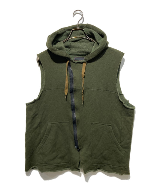[Pre-owned] UNDERCOVER hooded zip vest 7A236-V4