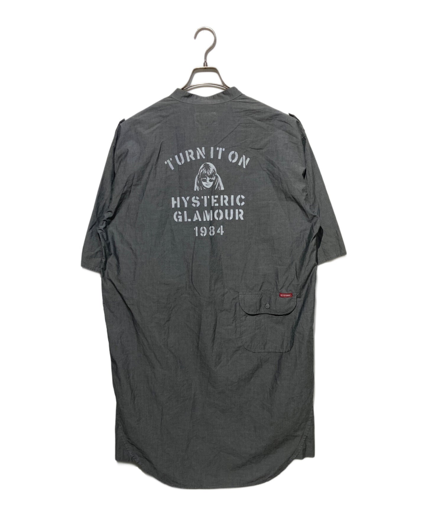 [Pre-owned] Hysteric Glamour Back Logo Shirt Dress