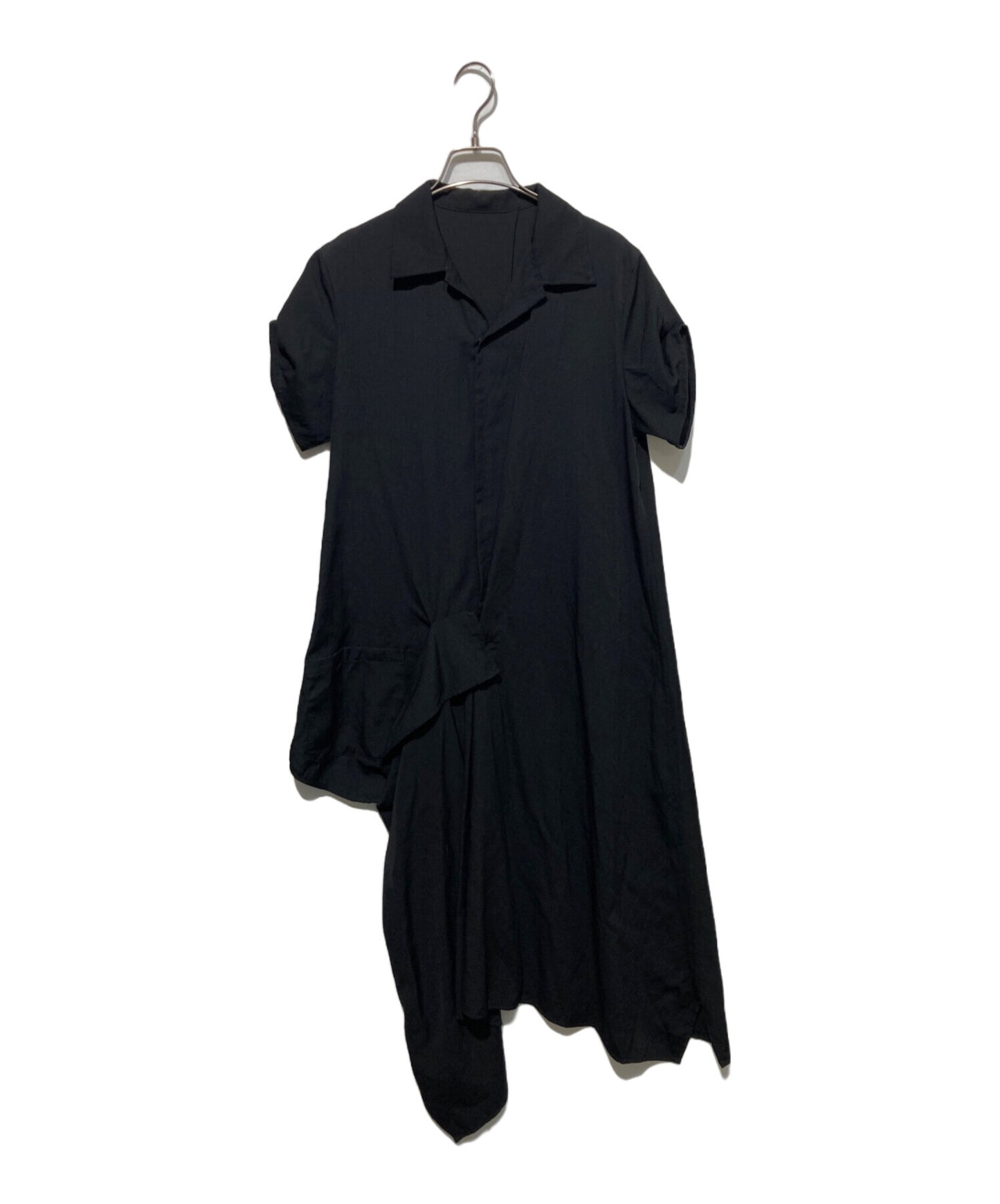 [Pre-owned] YOHJI YAMAMOTO GABARDINE R DRAPED SHIRT DRESS FP-D62-100
