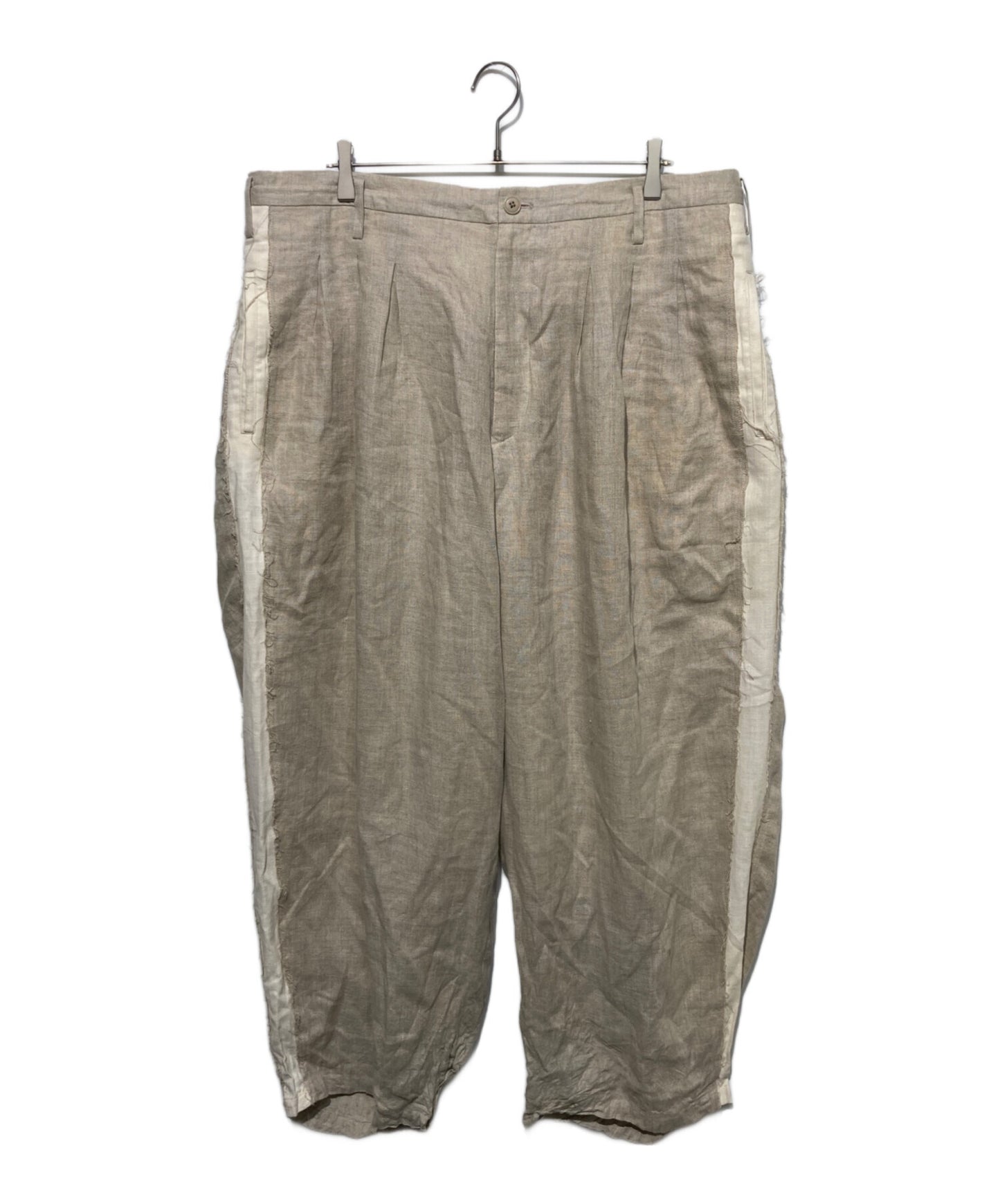 [Pre-owned] s'yte Linen Tweed Pleated Tapered Pants UY-P06-303