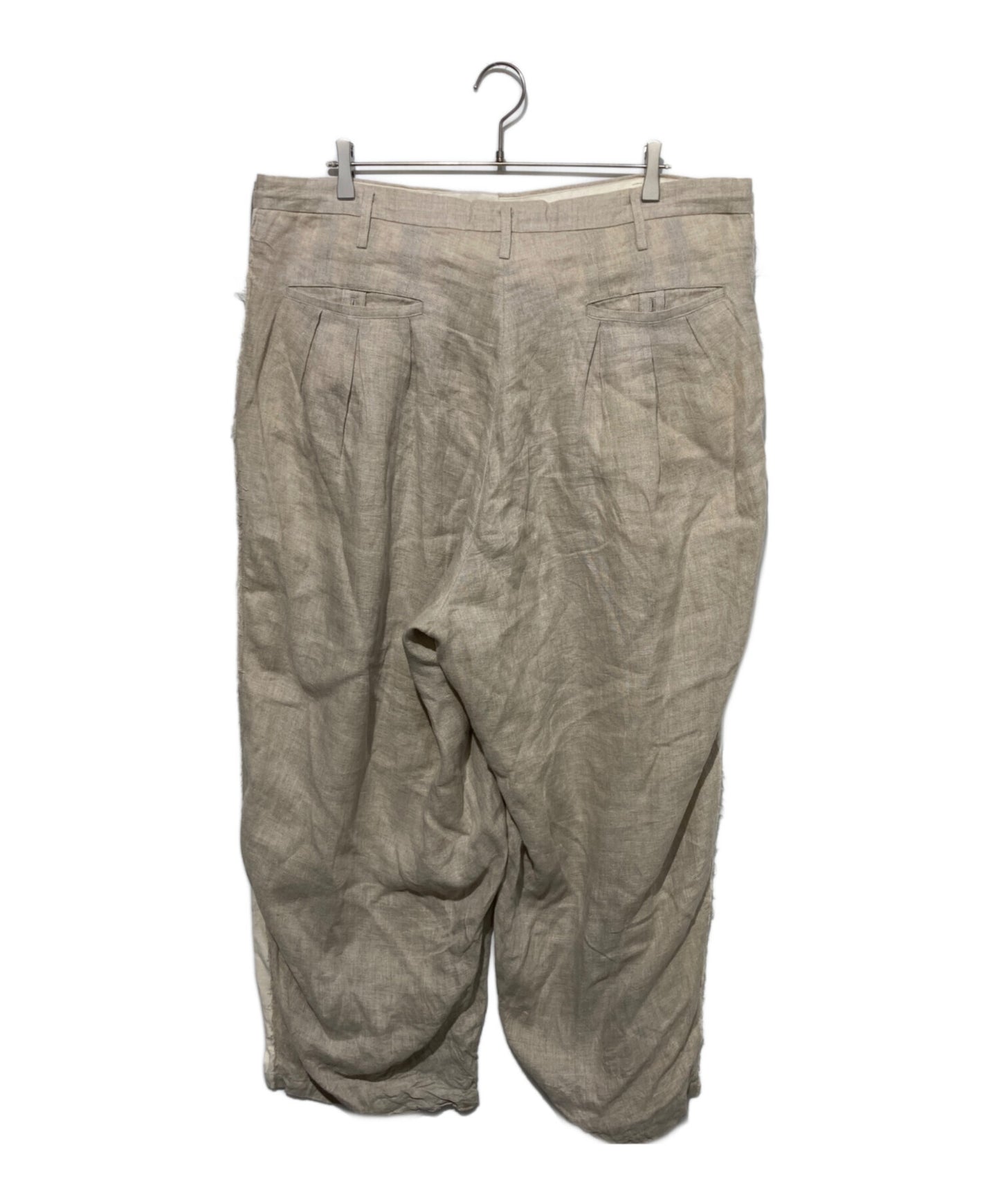[Pre-owned] s'yte Linen Tweed Pleated Tapered Pants UY-P06-303
