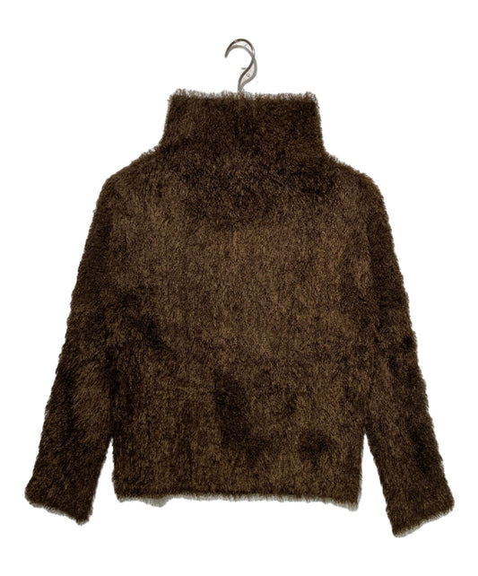 [Pre-owned] PLEATS PLEASE Pleated faux fur knit and sewn on the back PP33-JK763