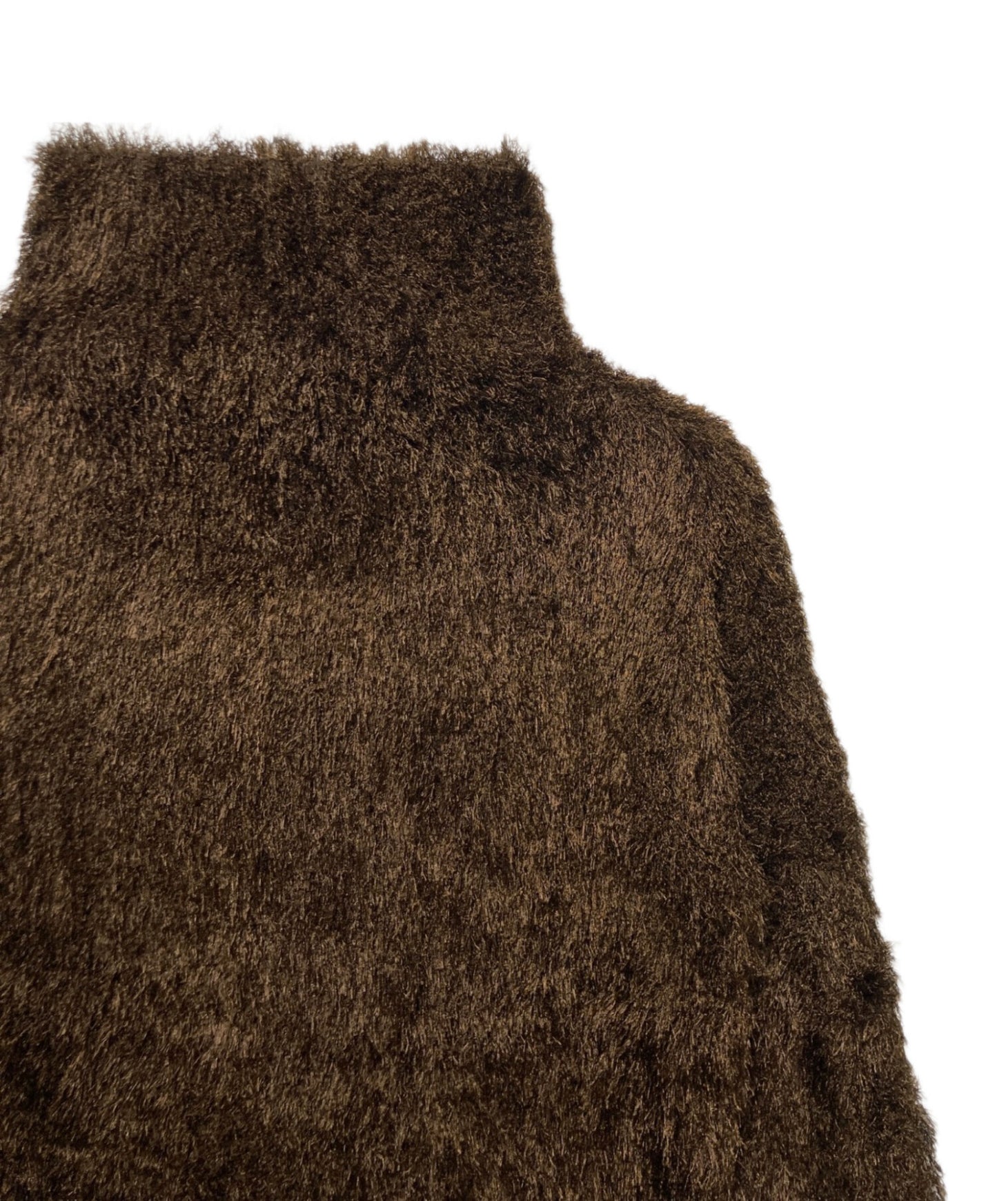[Pre-owned] PLEATS PLEASE Pleated faux fur knit and sewn on the back PP33-JK763