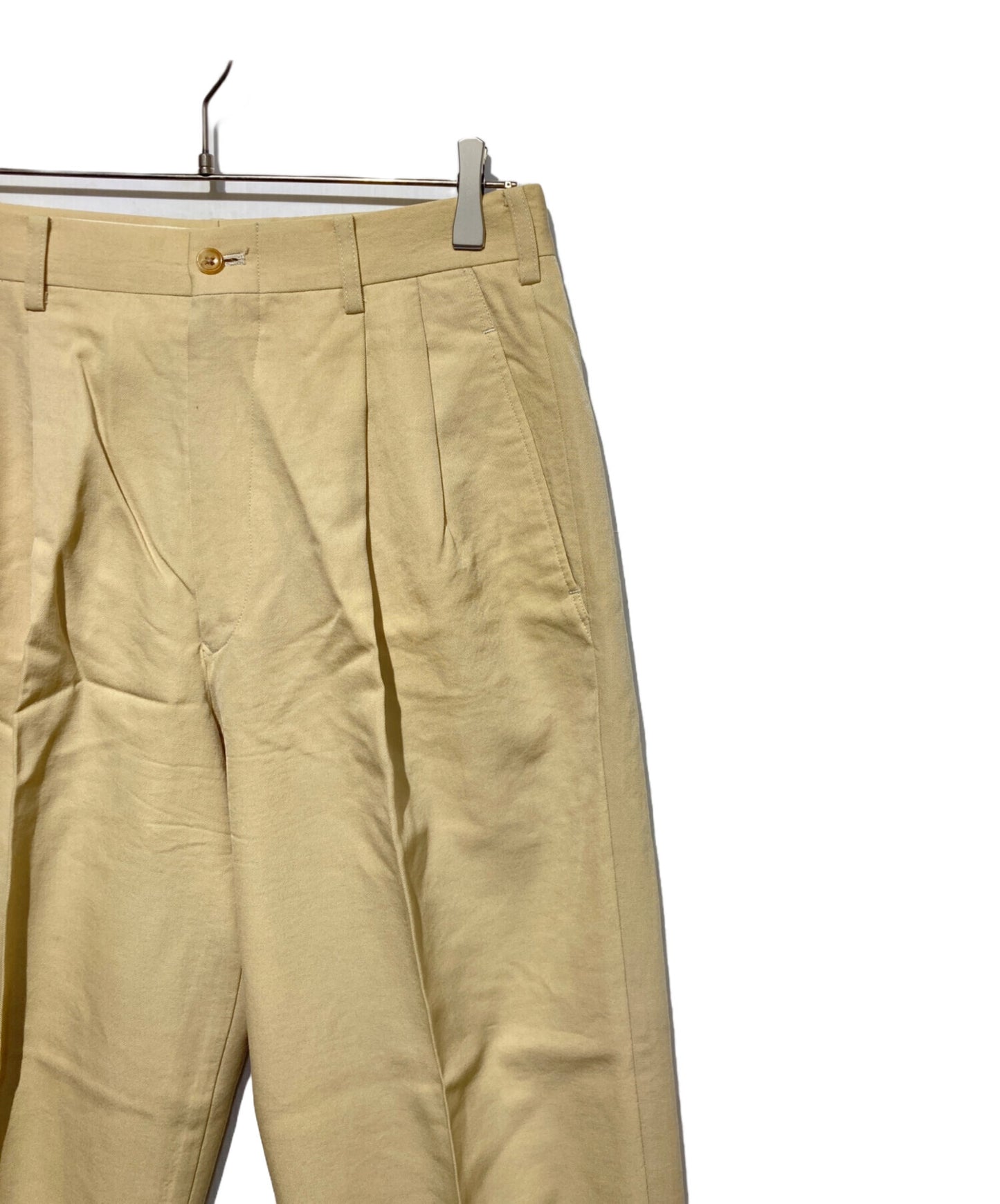 [Pre-owned] Yohji Yamamoto pour homme Tucked wide slacks HS-P01-185