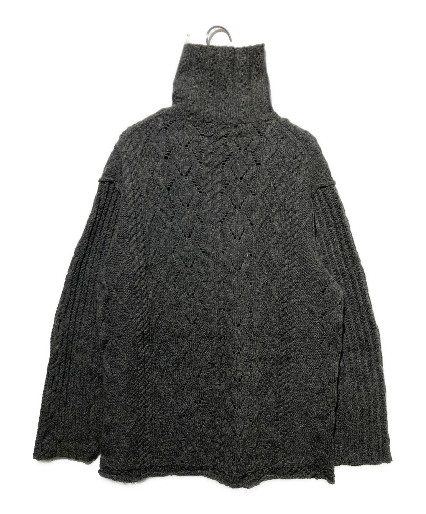 [Pre-owned] Yohji Yamamoto pour homme Turtleneck Cable Knit HV-K46-120
