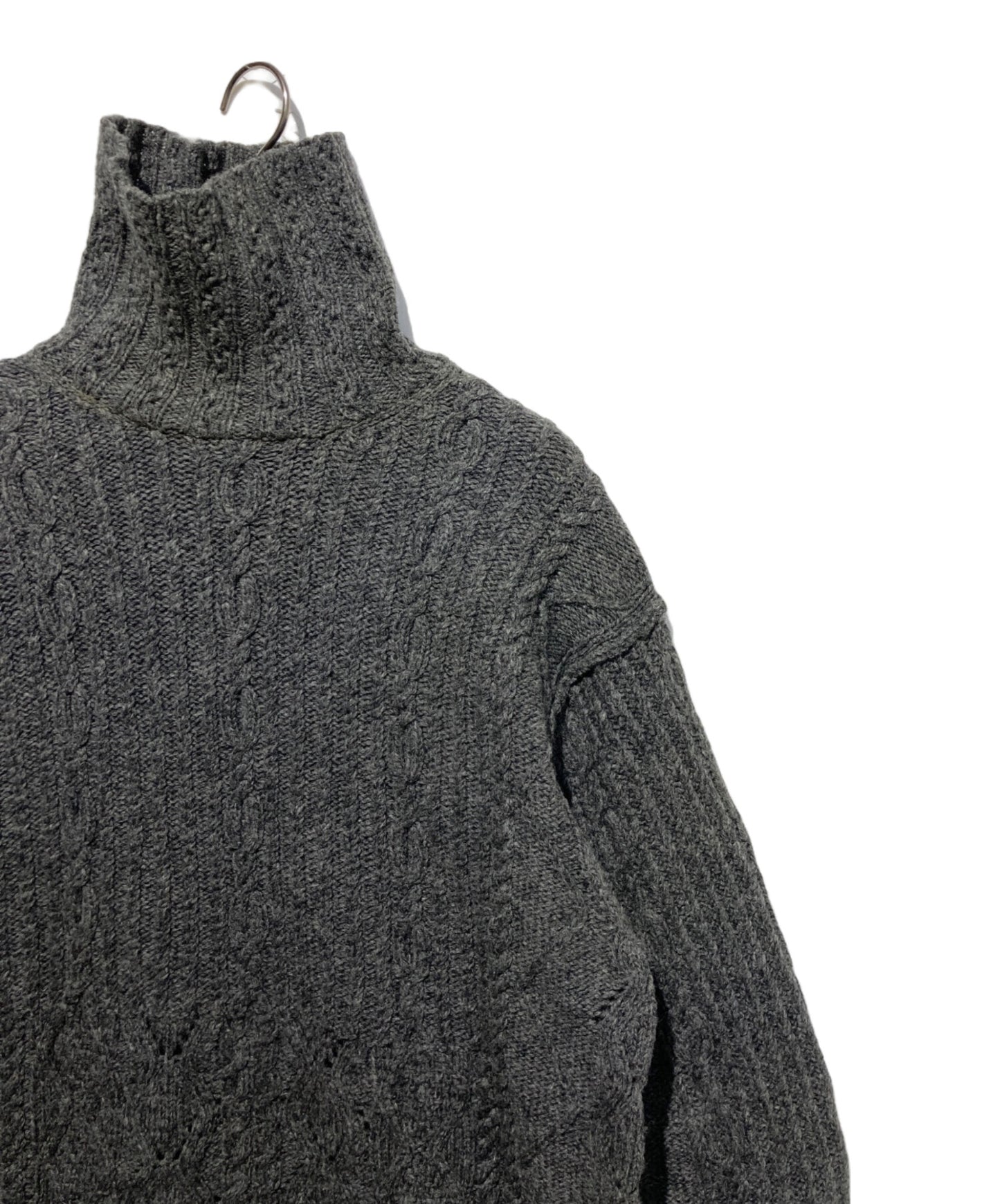 [Pre-owned] Yohji Yamamoto pour homme Turtleneck Cable Knit HV-K46-120