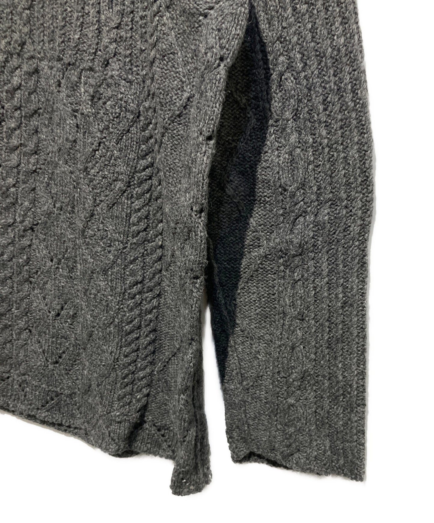 [Pre-owned] Yohji Yamamoto pour homme Turtleneck Cable Knit HV-K46-120