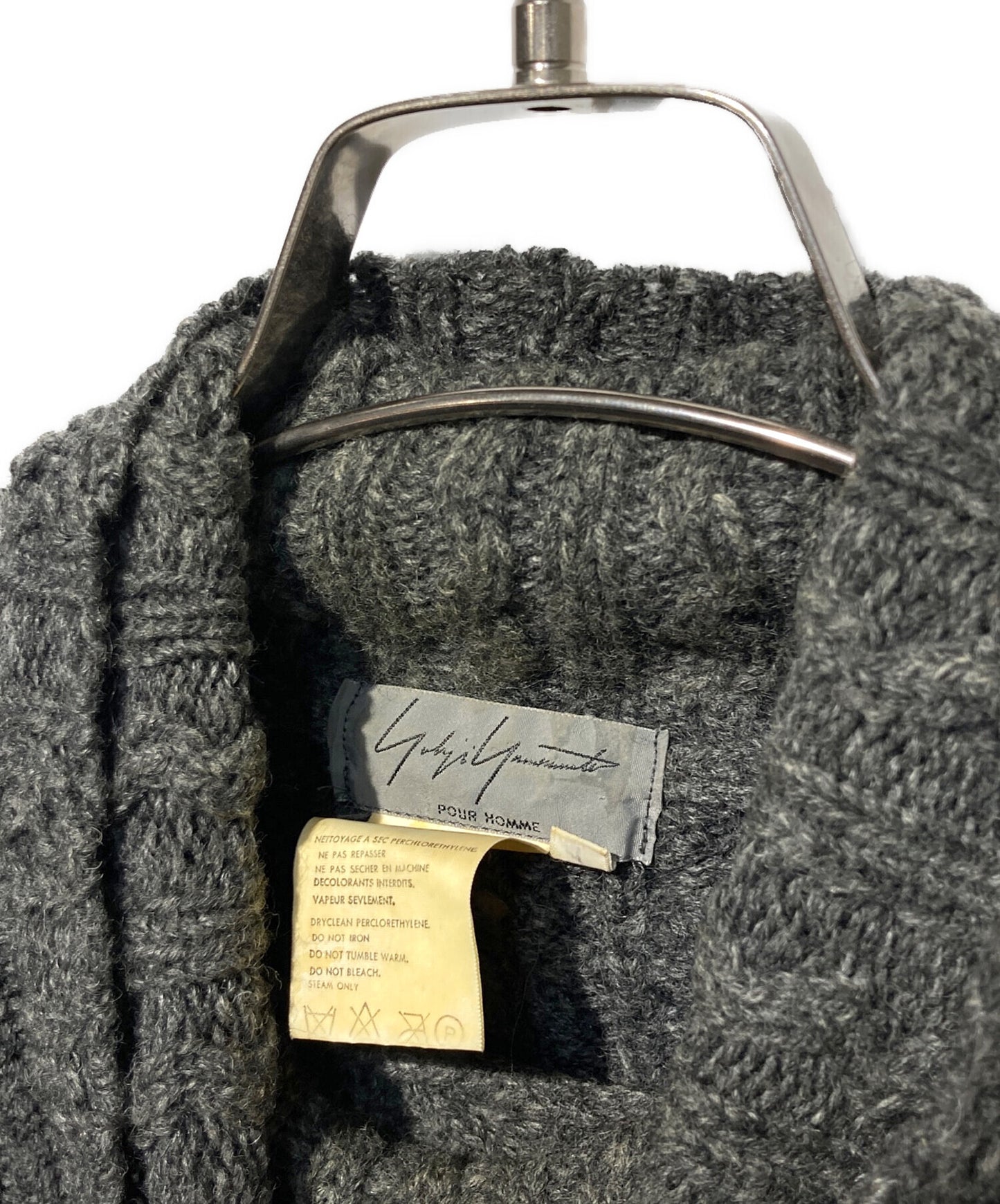 [Pre-owned] Yohji Yamamoto pour homme Turtleneck Cable Knit HV-K46-120