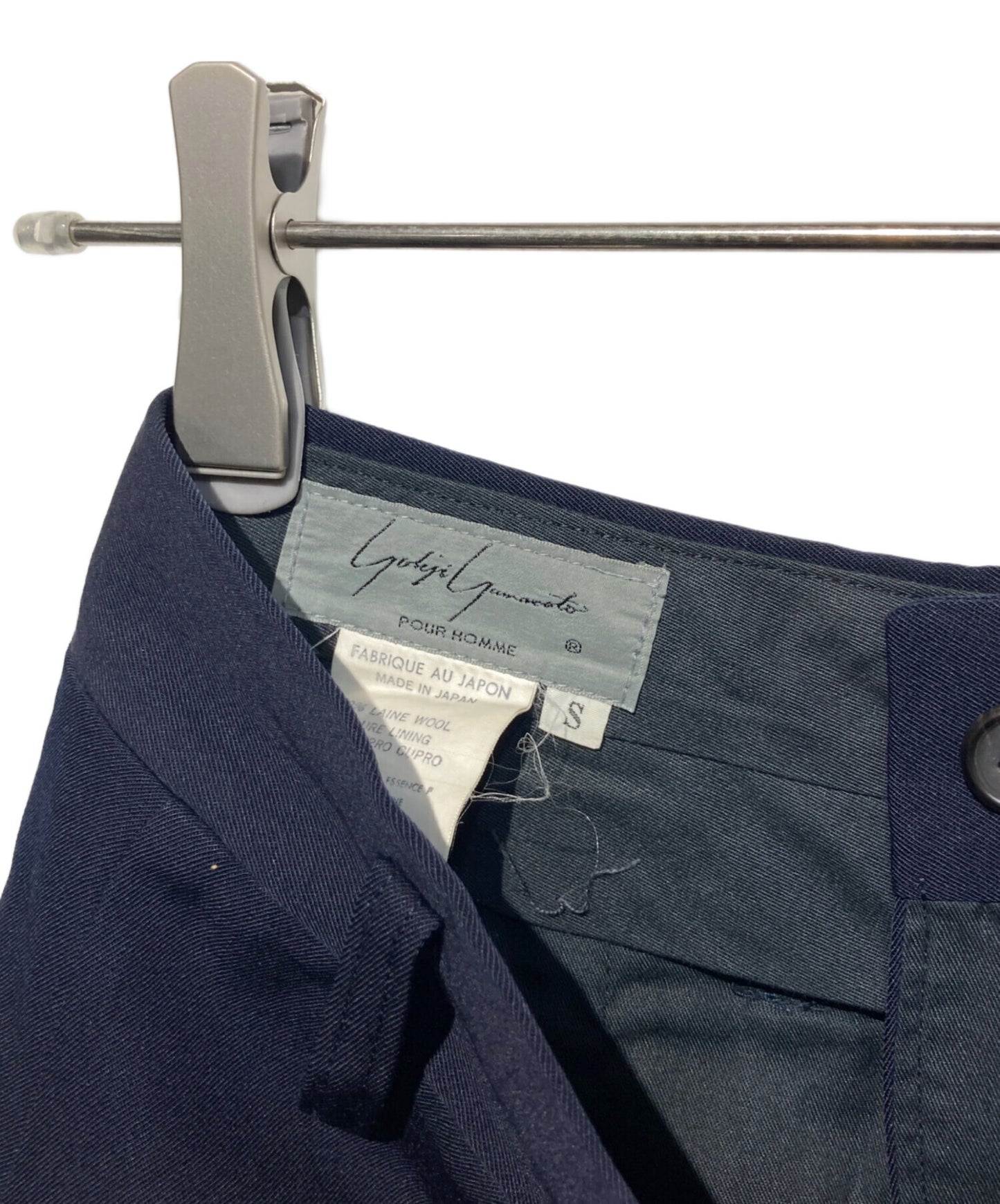 [Pre-owned] Yohji Yamamoto pour homme 80s wide tuxedo slacks