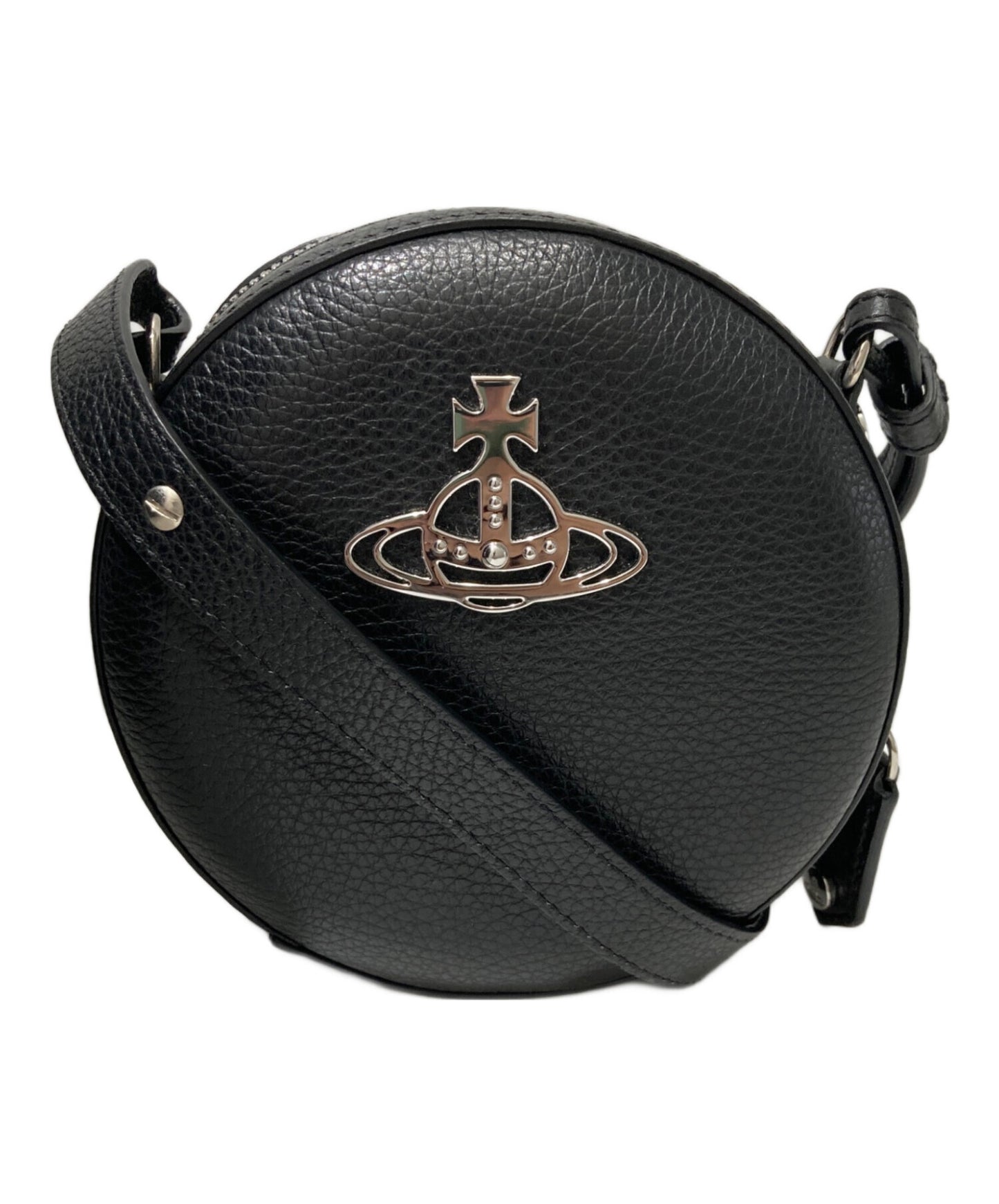 [Pre-owned] Vivienne Westwood Round Leather Shoulder Bag