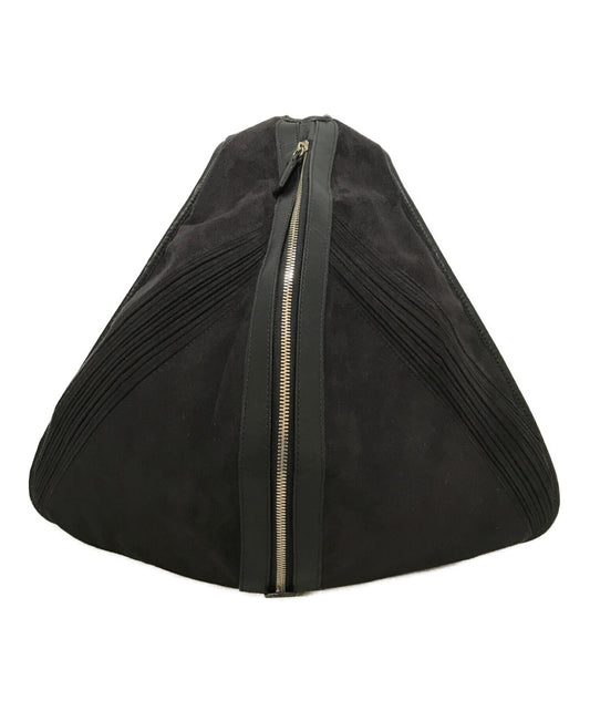 [Pre-owned] ISSEY MIYAKE Leather Switched Triangle Backpack IM93AG208