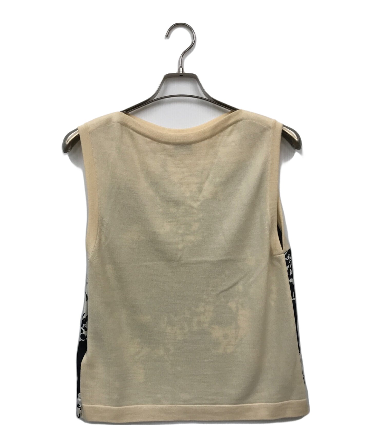 [Pre-owned] HERMES Silk Switching Knit Vest 002804d59038