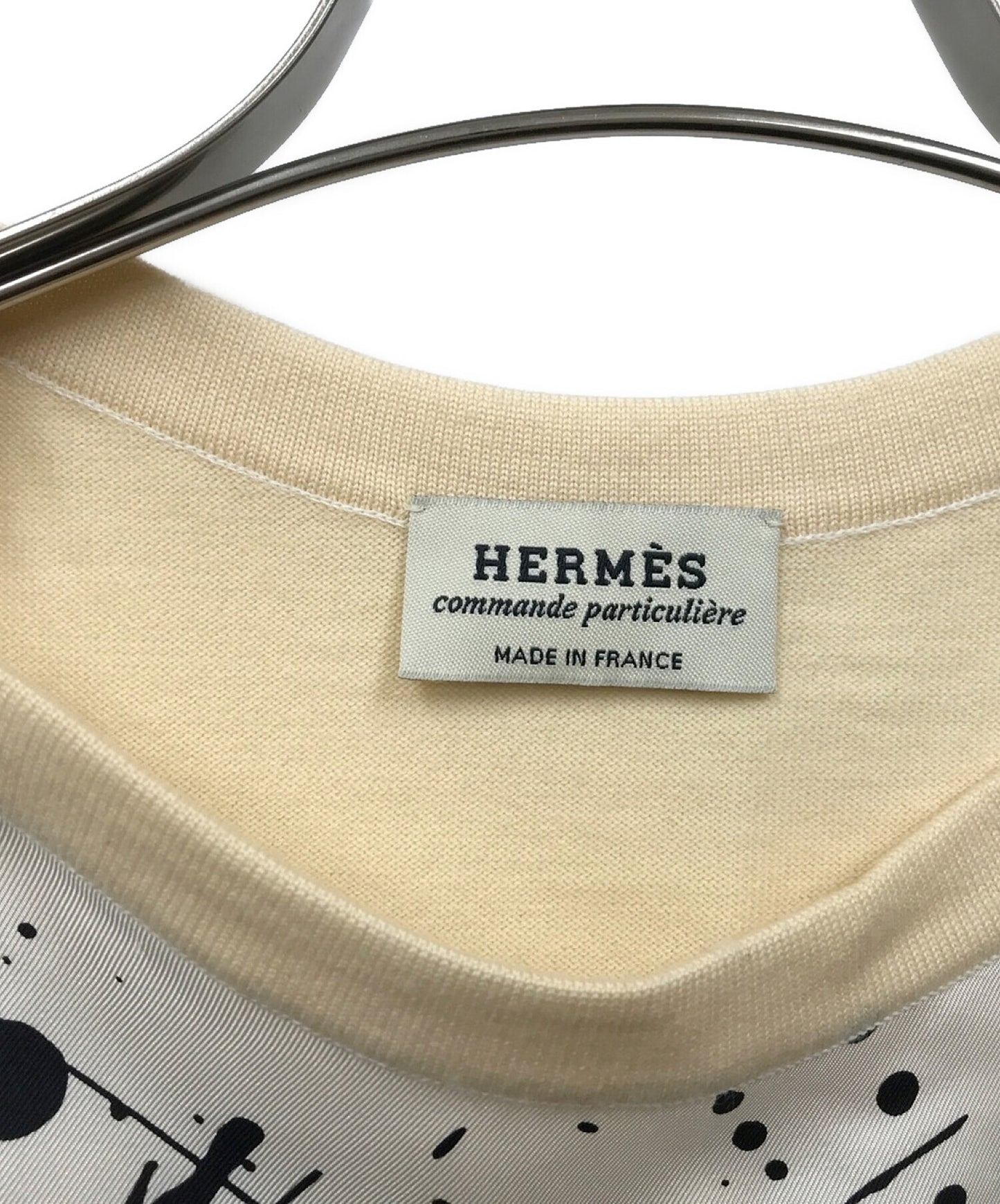 [Pre-owned] HERMES Silk Switching Knit Vest 002804d59038