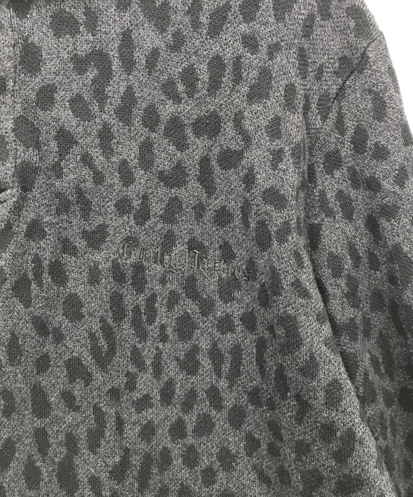 [Pre-owned] WACKO MARIA Leopard Knit Polo Shirt