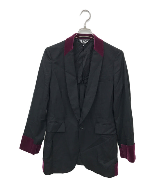 [Pre-owned] BLACK COMME des GARCONS Velour Collar Tailored Jacket 1S-J004