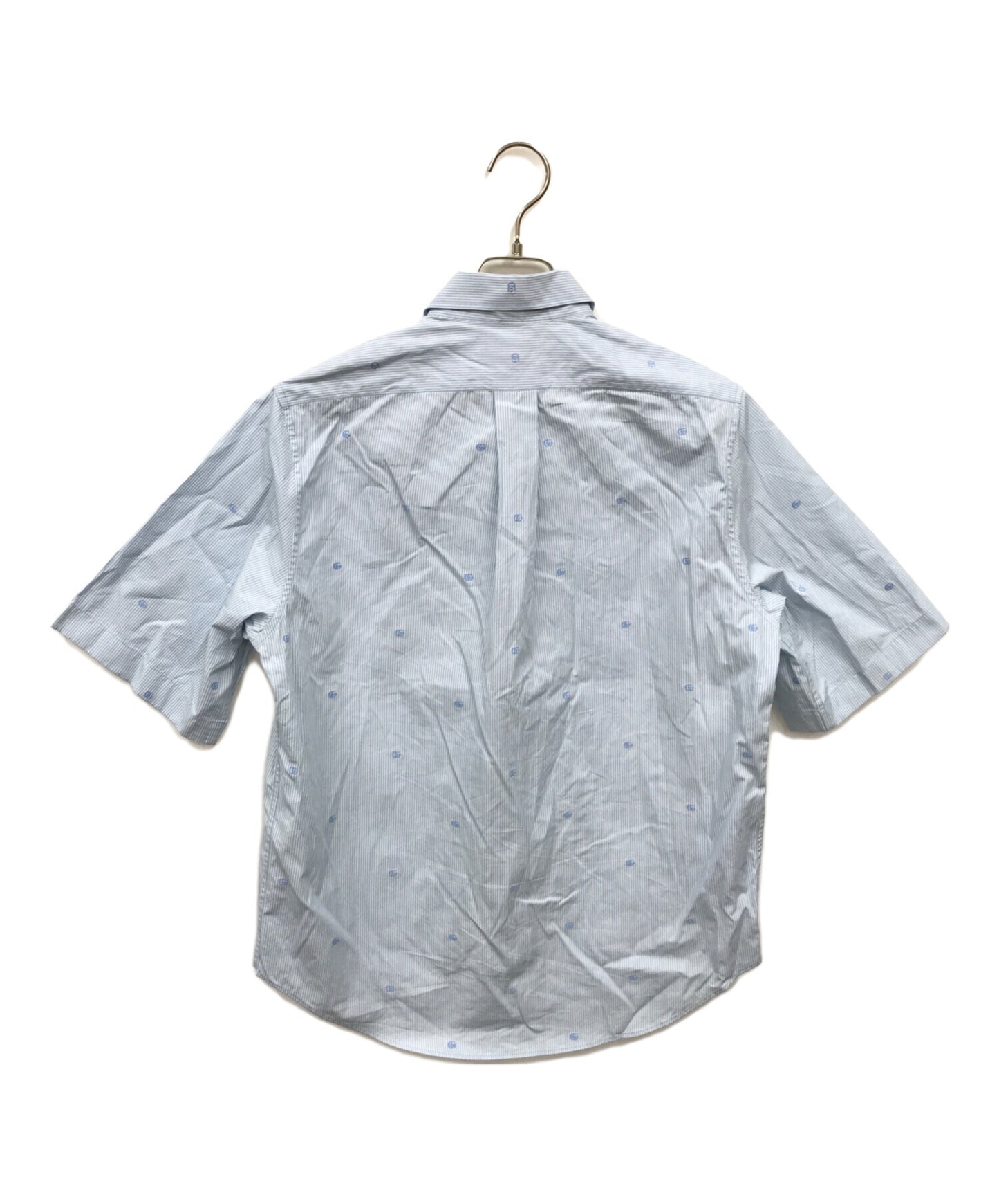 [Pre-owned] GUCCI GG cotton stripe shirt 673493