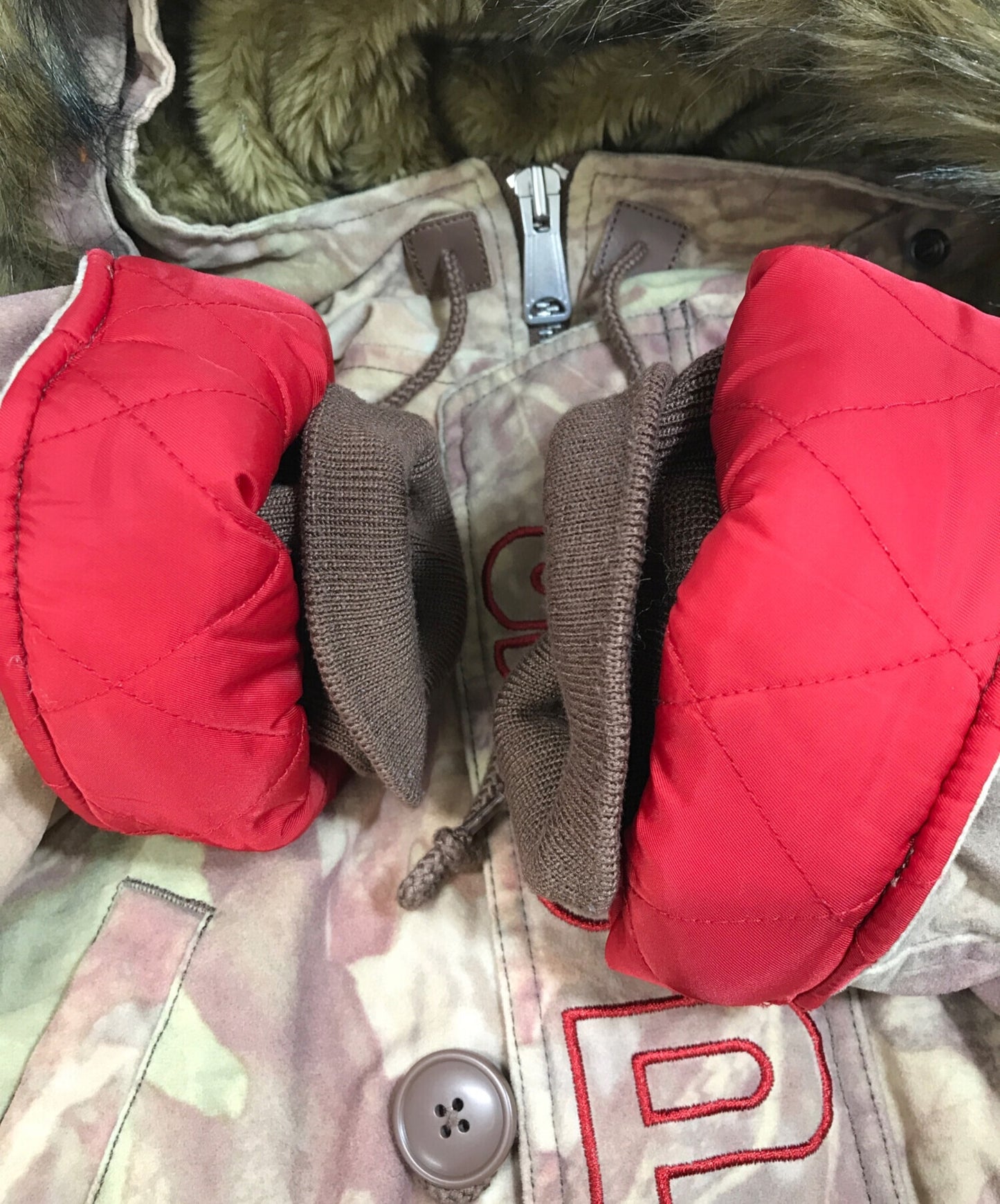 [Pre-owned] SUPREME Spellout N-3B Parka 051305