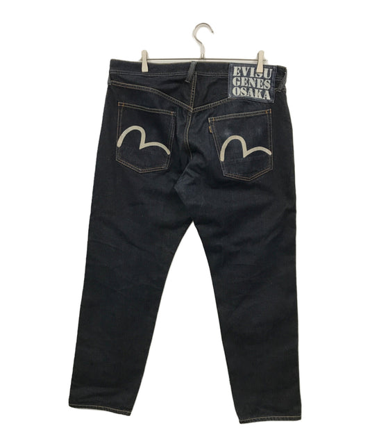 [Pre-owned] EVISU Seagull Painted Denim Pants