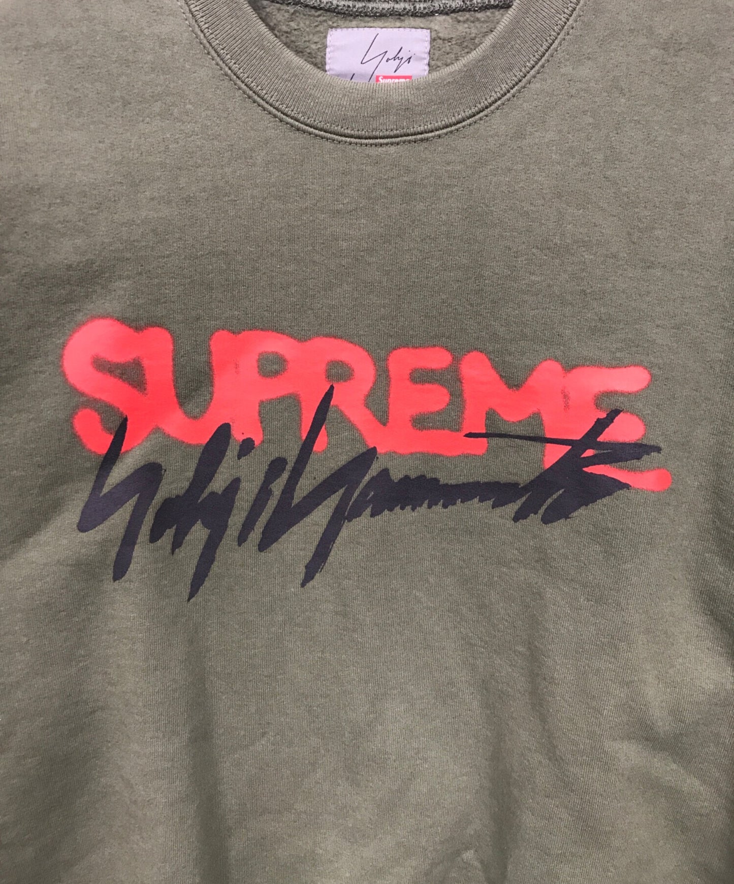 [Pre-owned] SUPREME crew neck sweatshirt