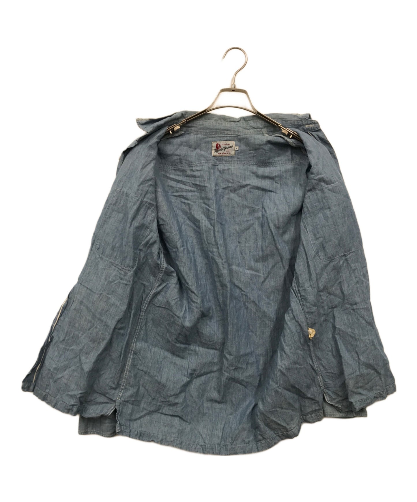 [Pre-owned] Hysteric Glamour Linen blend girl print shirt