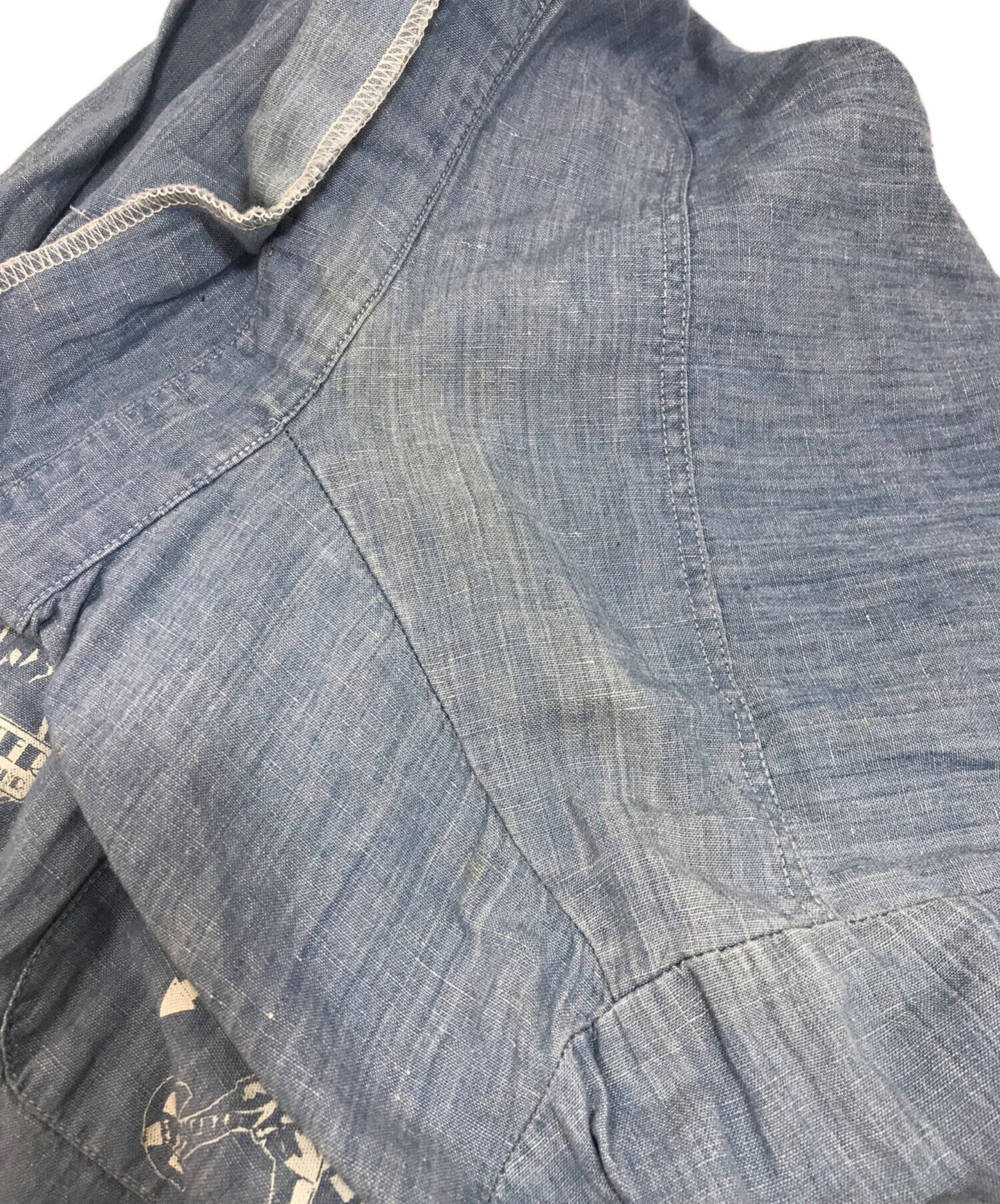 [Pre-owned] Hysteric Glamour Linen blend girl print shirt